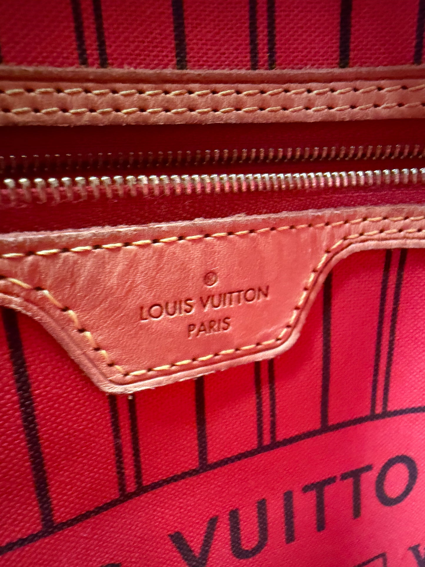 Louis Vuitton Neverfull Tote Bag MM in Brown LV Monogram Coated Canvas 2021 YS