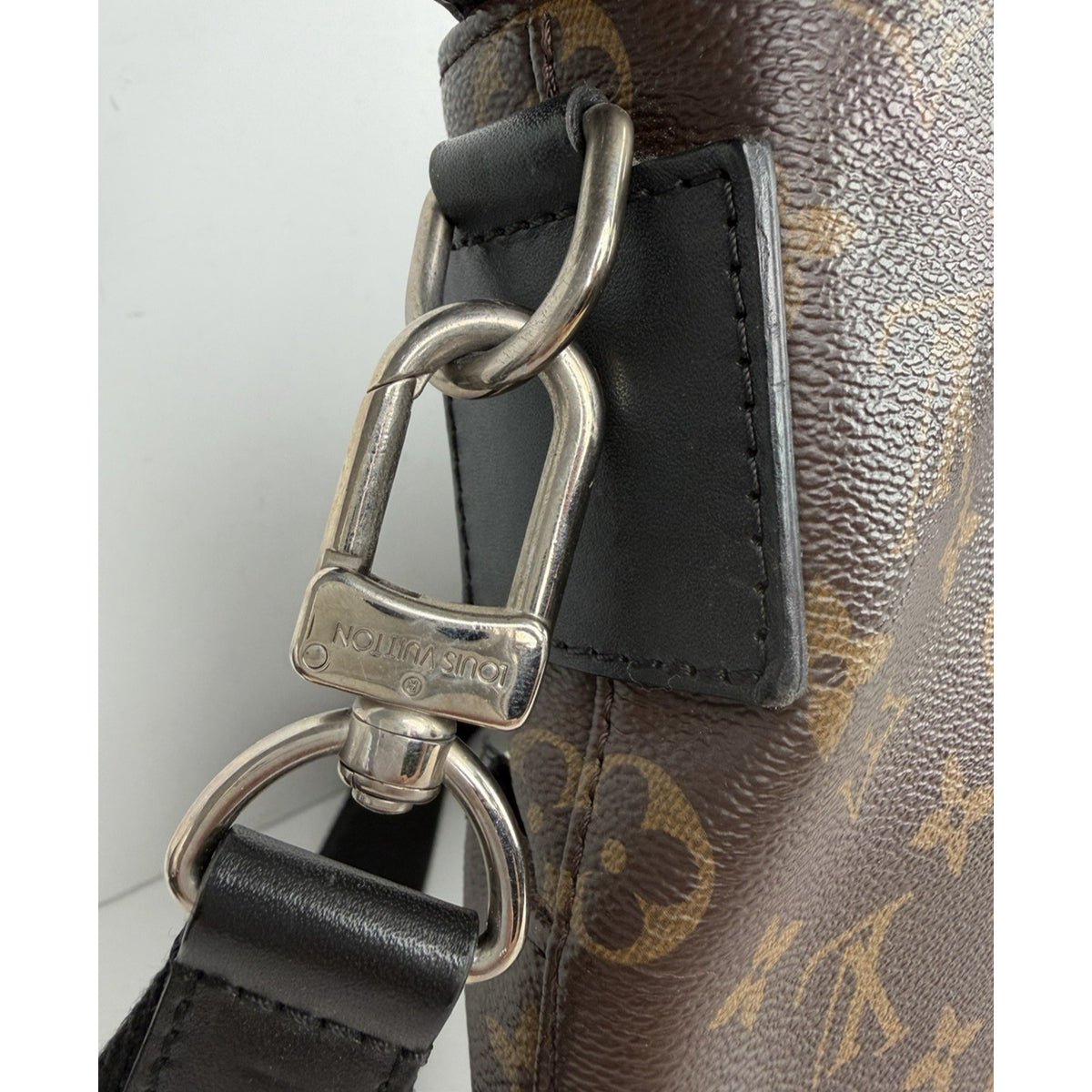 Louis Vuitton Macassar Briefcase in Brown LV Monogram Coated Canvas 2015 S-21