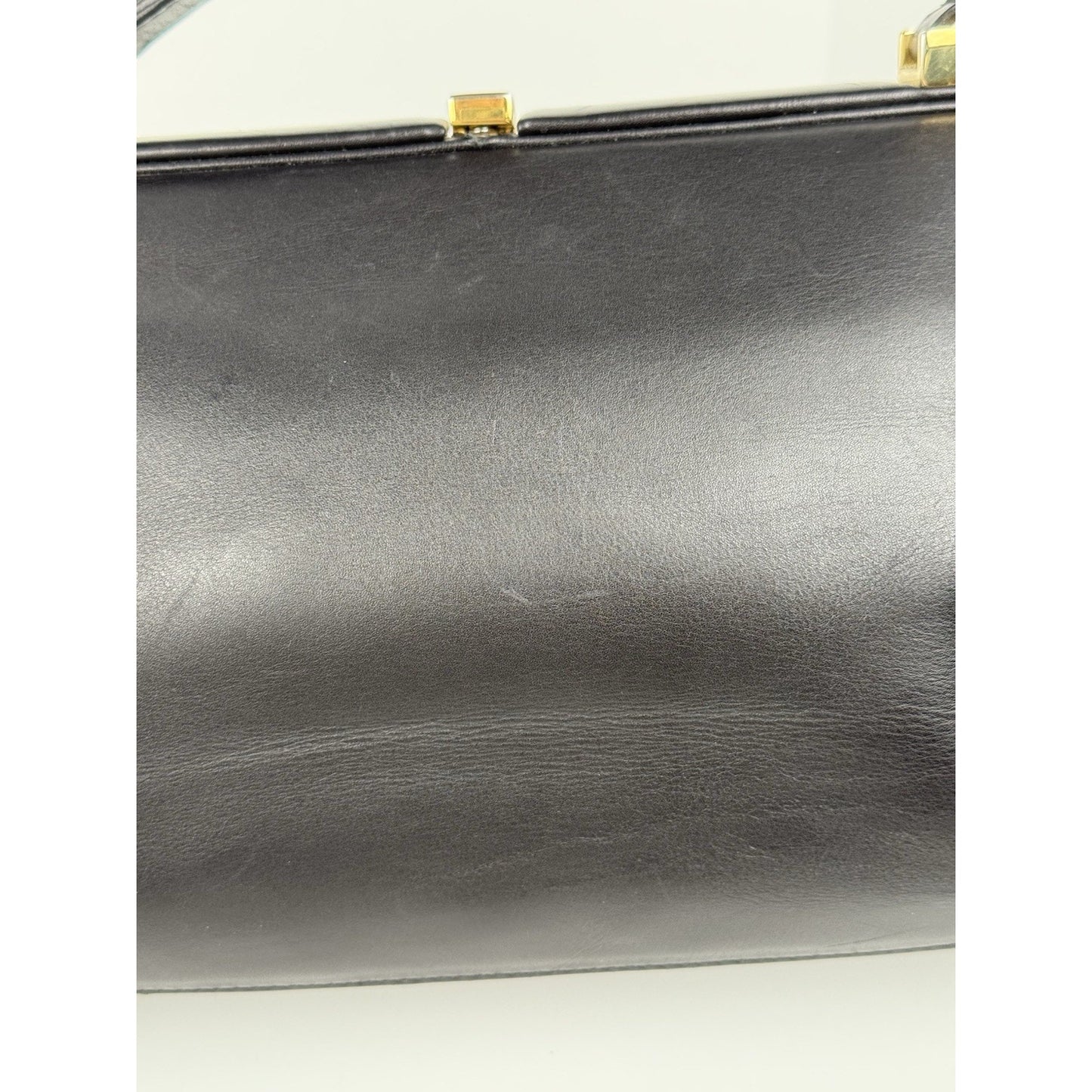 The Row Black Leather Doctor Bag