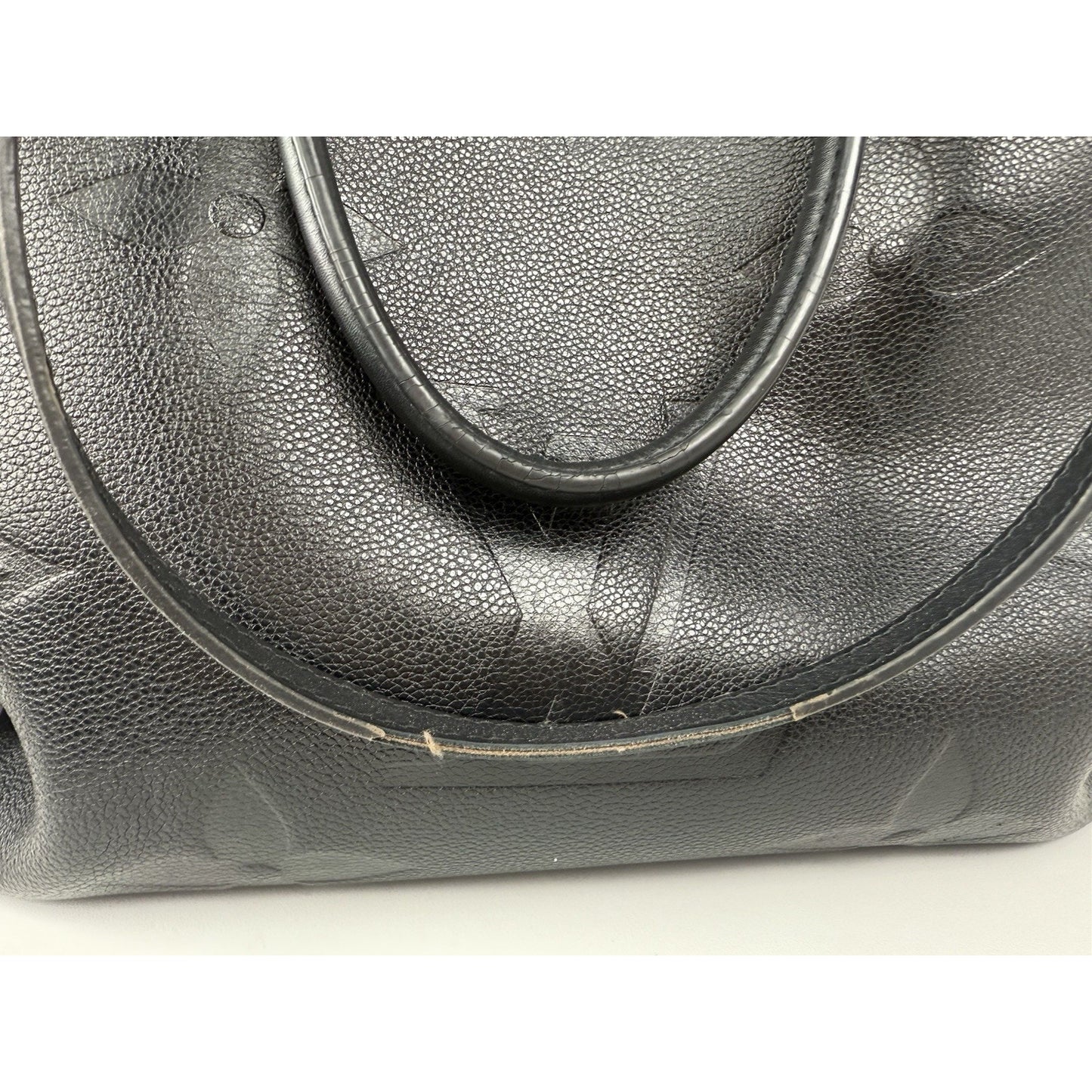 Louis Vuitton Black Monogram Empreinte Leather On The Go GM Bag