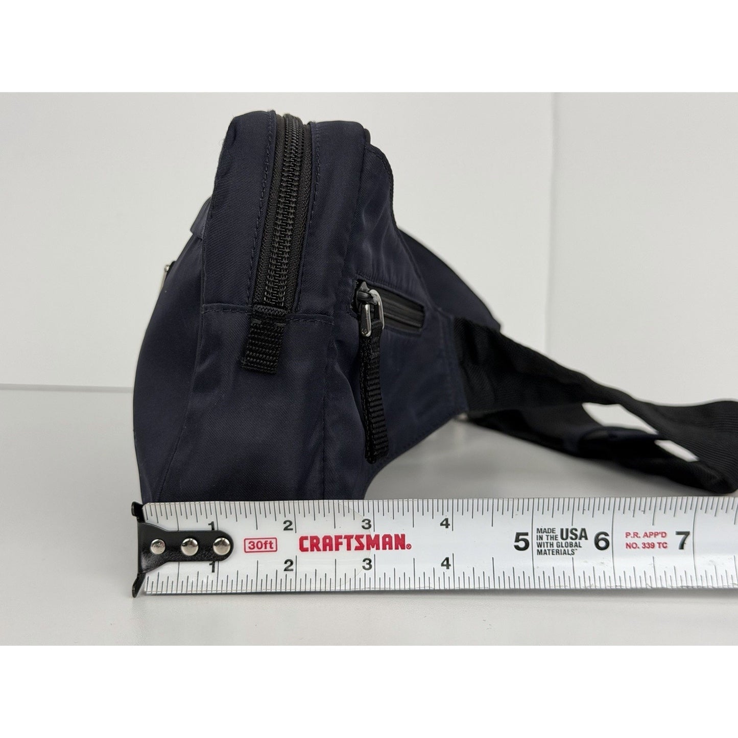 Prada Tessuto Montagna Navy Blue Nylon Belt Bag