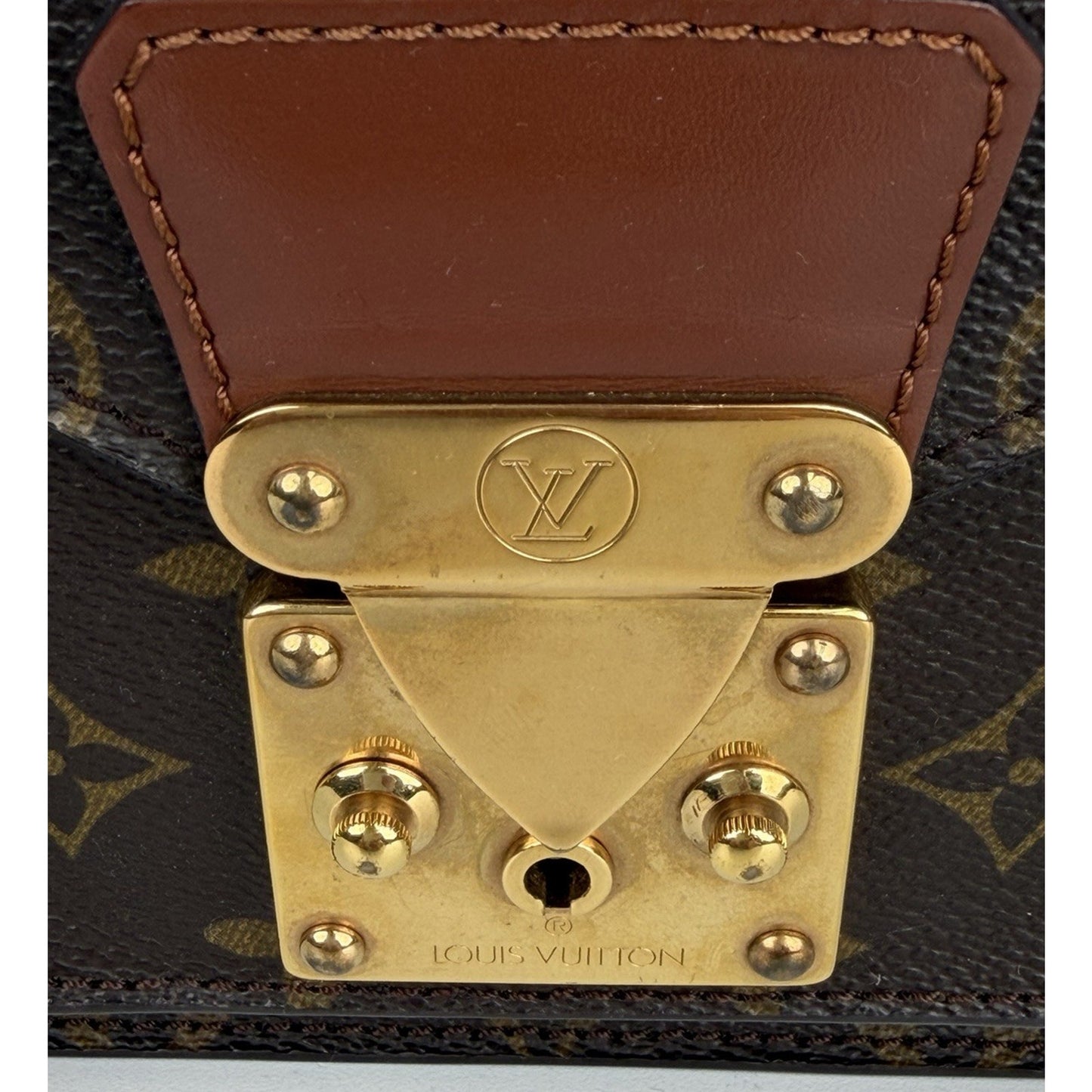 Louis Vuitton Monceau 28 Handbag Vintage Brown LV Monogram Coated Canvas 1994 S3