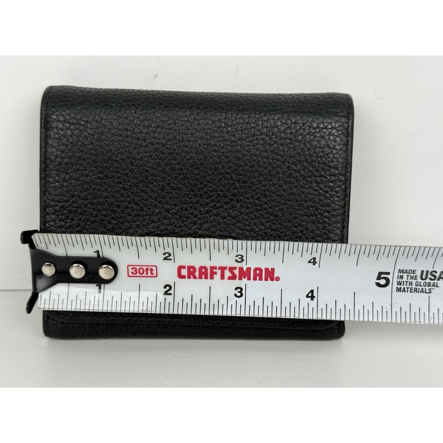 Prada Small Grain Leather Trifold Wallet