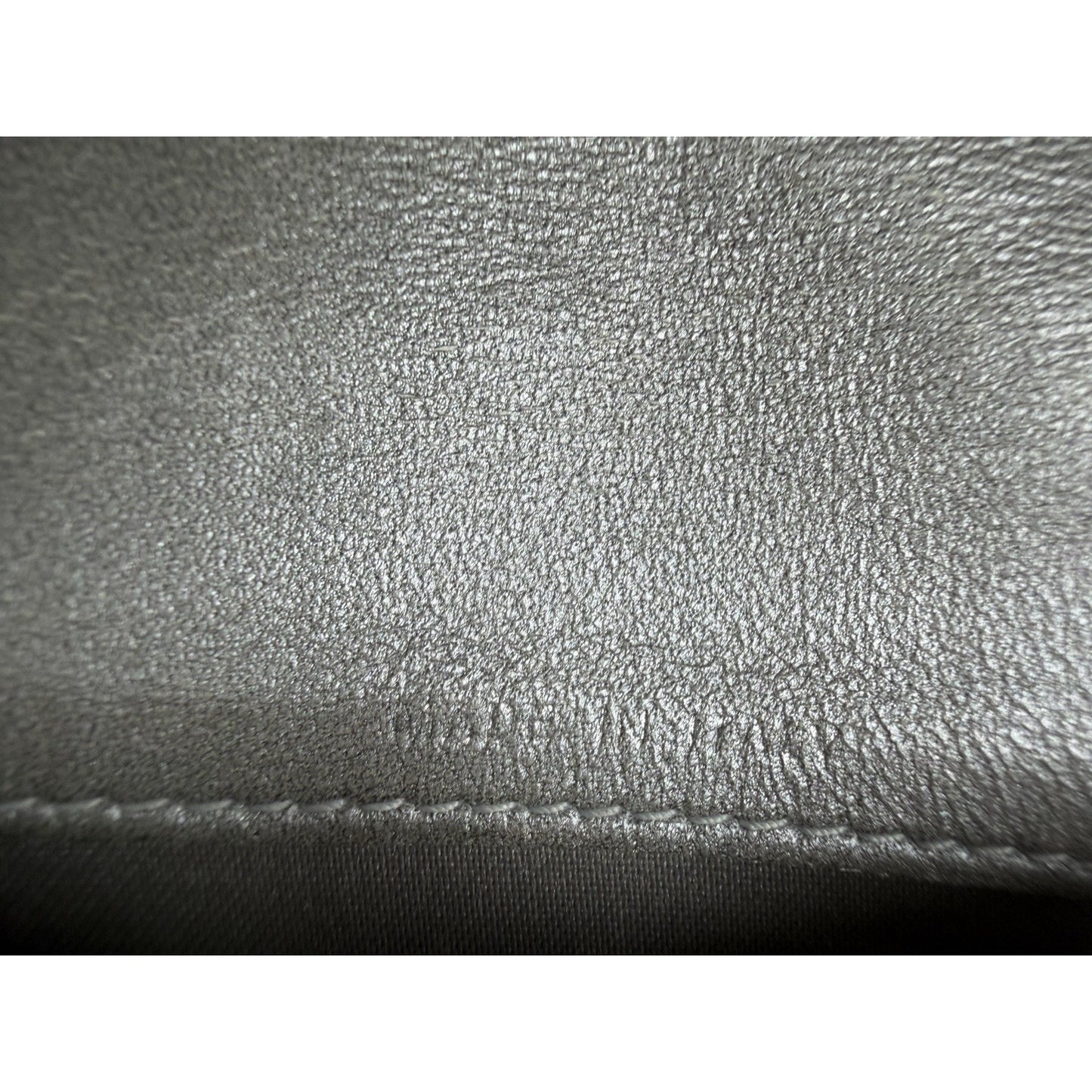 Chanel Camellia Bifold Long Wallet in Black Embossed Lambskin Leather 2010-2011