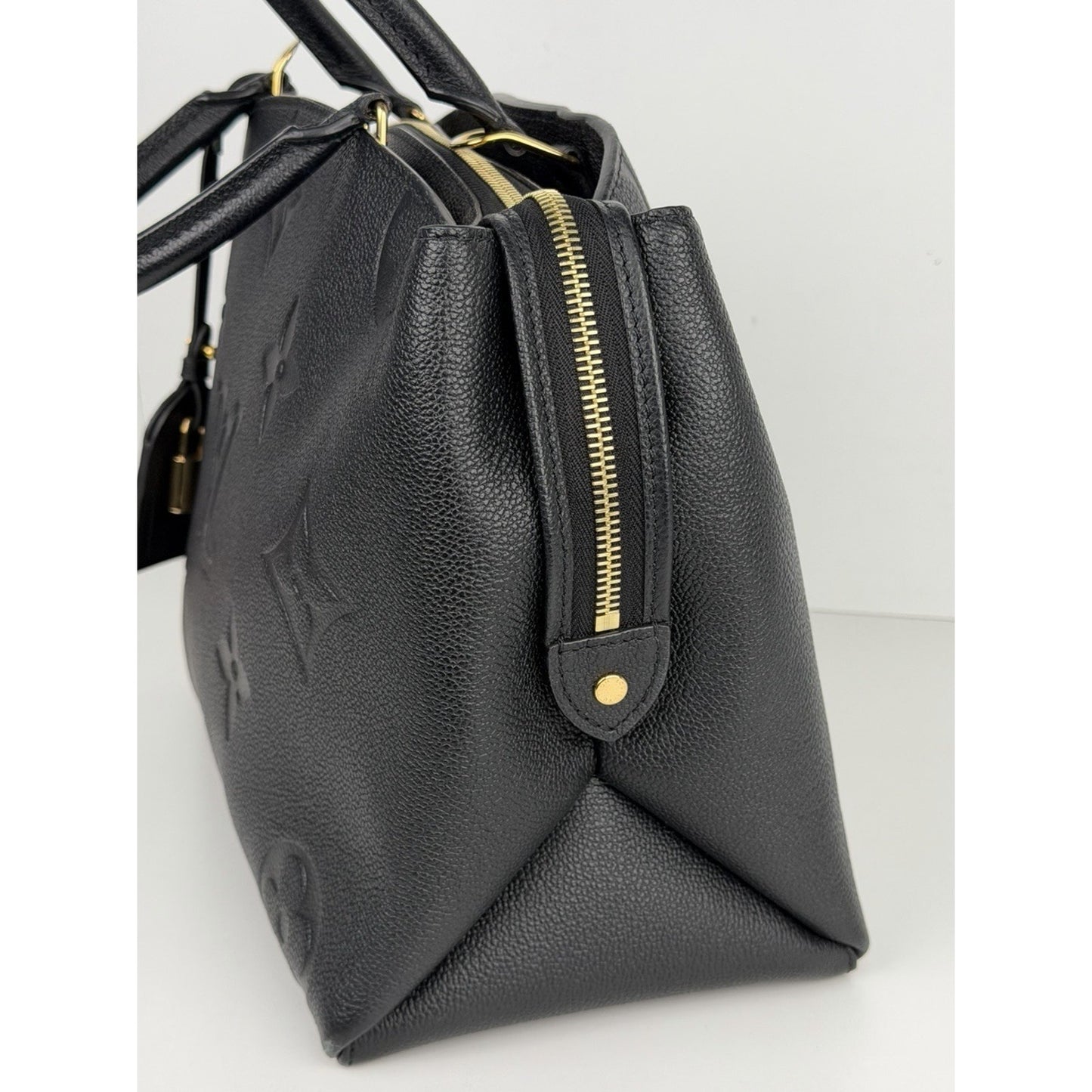 Louis Vuitton Grand Palais Shoulder Bag Black Monogram Empreinte Leather NFC F1
