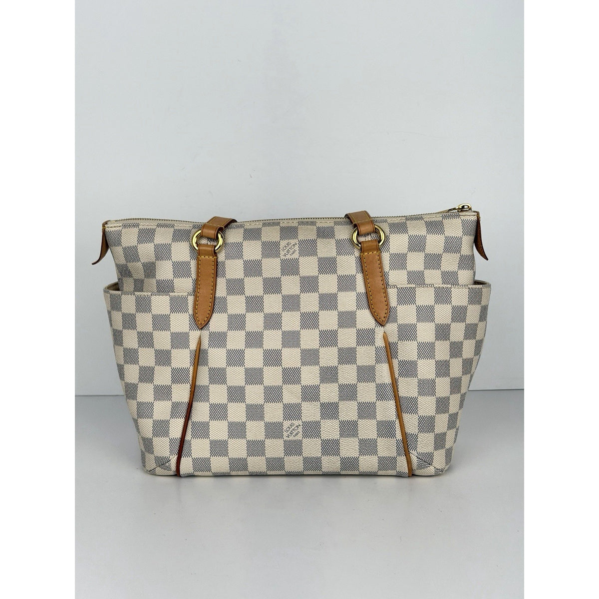 Louis Vuitton Totally PM Shoulder Bag in Damier Azur Coated Canvas 2010 S-08