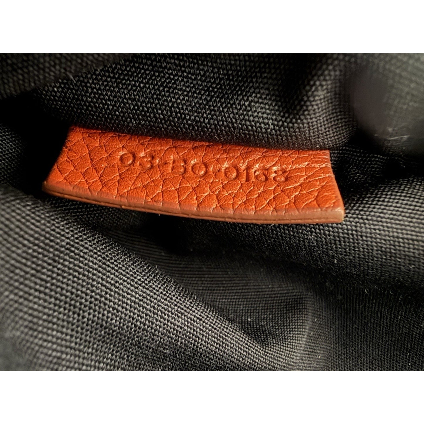 Christian Dior Atelier Backpack in Orange Leather 2018