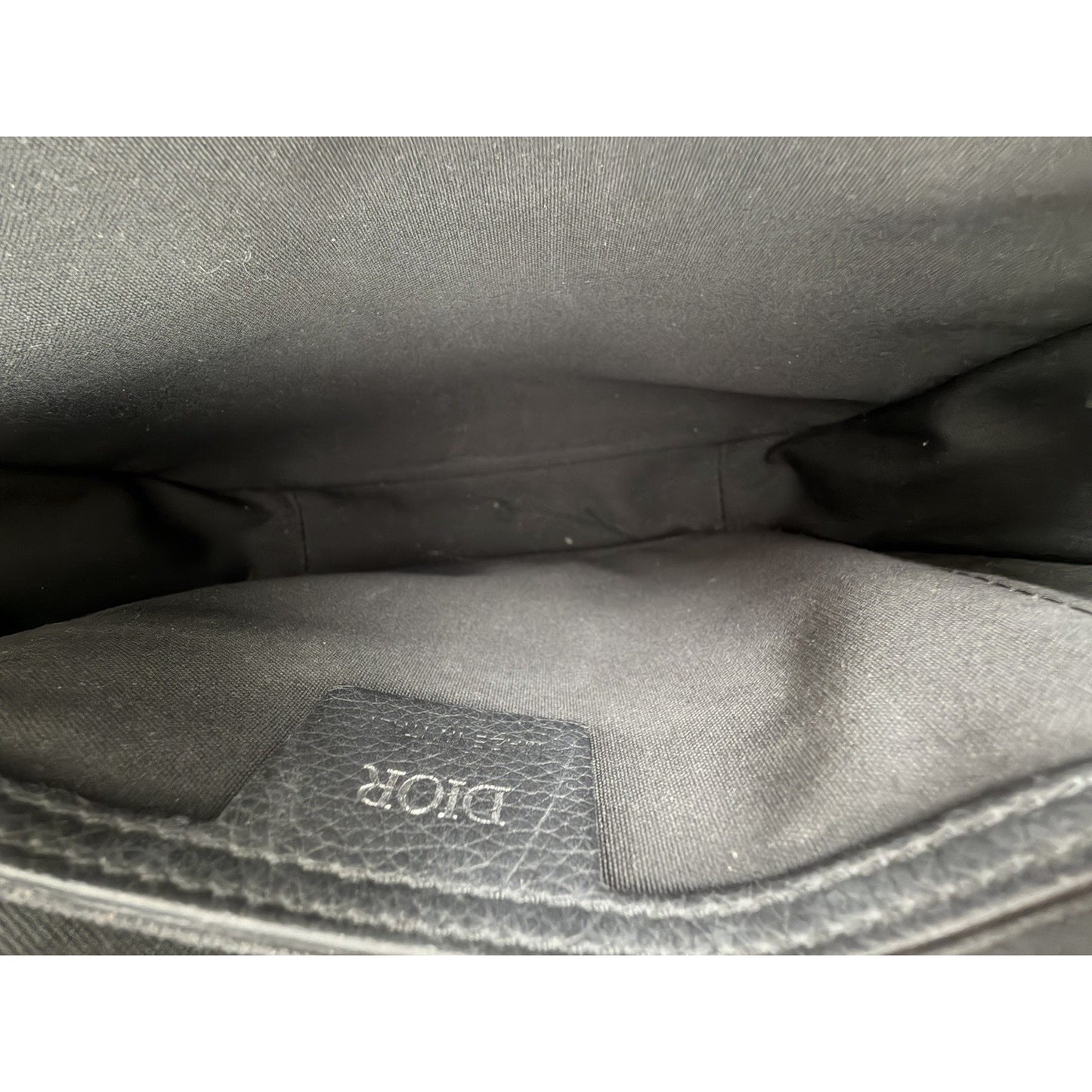 Christian Dior Small Saddle Messenger Bag Beige Dior Oblique Jacquard Canvas D4