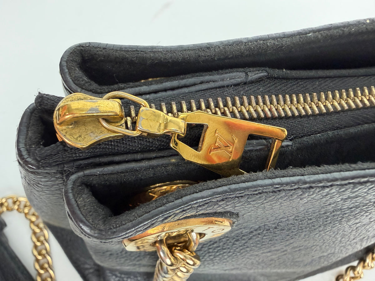 Louis Vuitton Surene BB Bag in Black LV Monogram Empreinte Leather NFC YD7