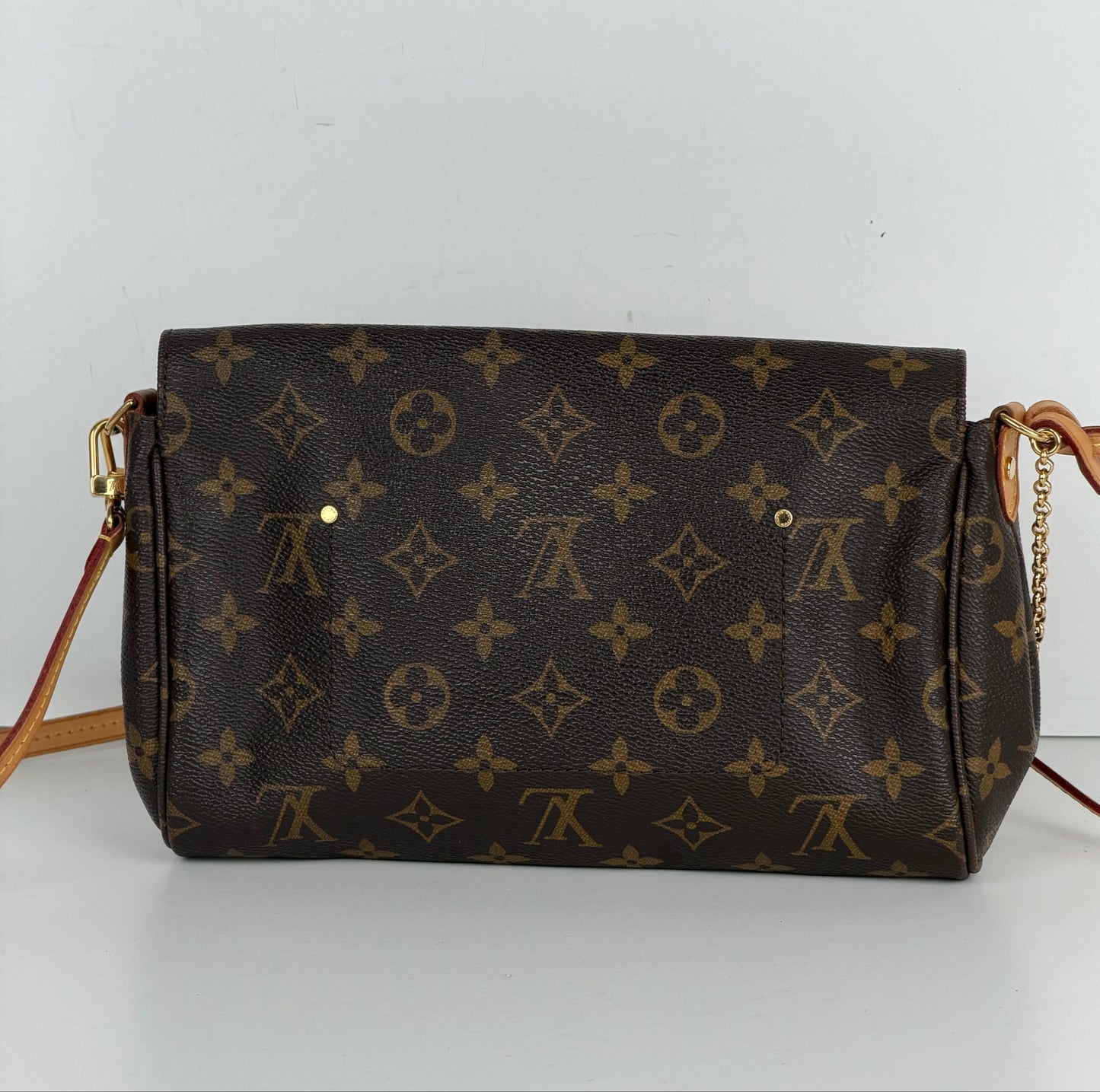 Louis Vuitton Favorite Bag MM in Brown LV Monogram Coated Canvas 2013 YS-10
