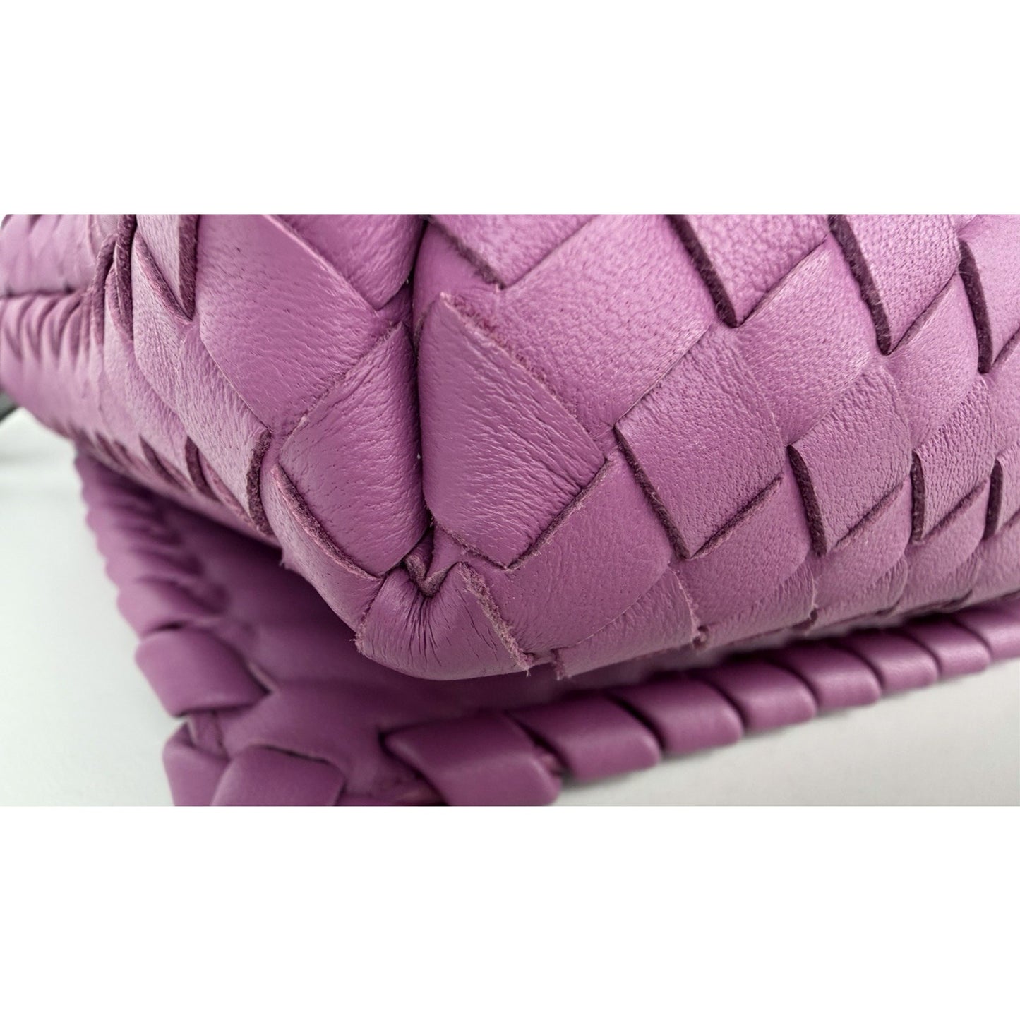 Bottega Veneta Intrecciato Dahila Clutch Crossbody Woven Nappa Leather S32
