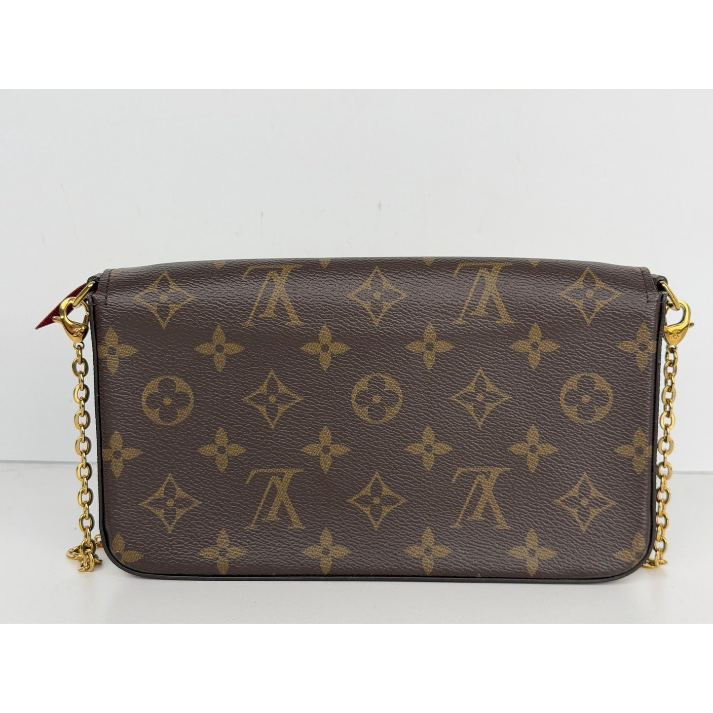 Louis Vuitton Felicie Pochette in Monogram Coated Canvas Handbag 2020 D4