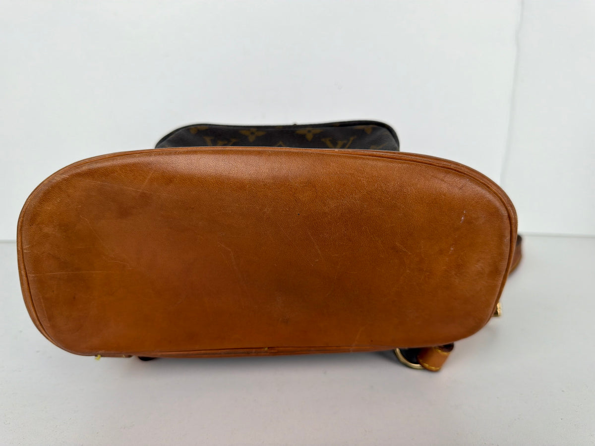 Louis Vuitton Monogram Montsouris Backpack Brown Coated Canvas 1999