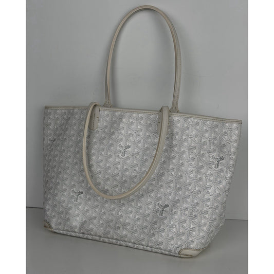 Goyard Goyardine Artois PM White Gore Bag S06