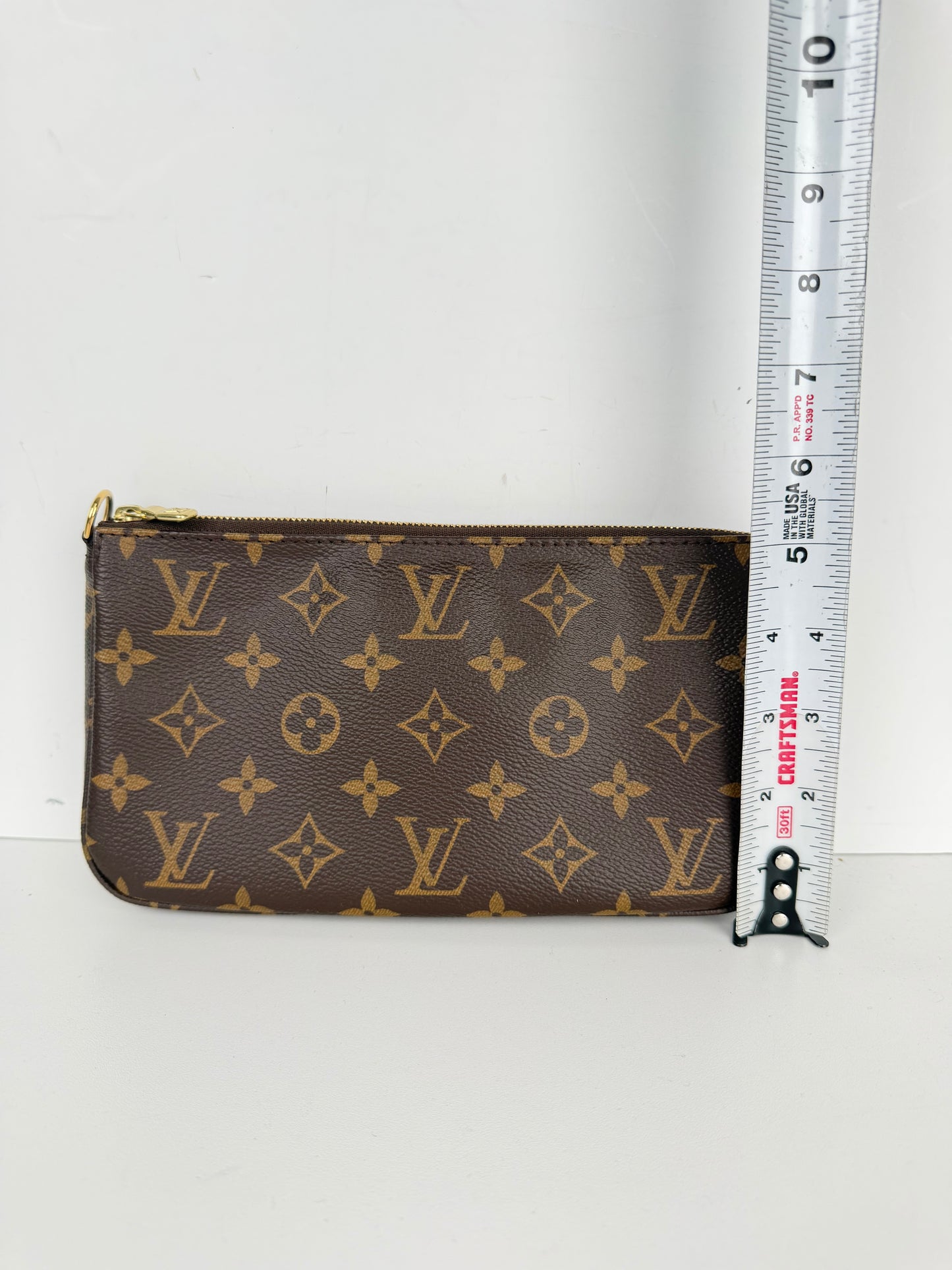 Louis Vuitton Pochette Accessoires Bag NM in Brown LV Monogram Coated Canvas NFC YS-13