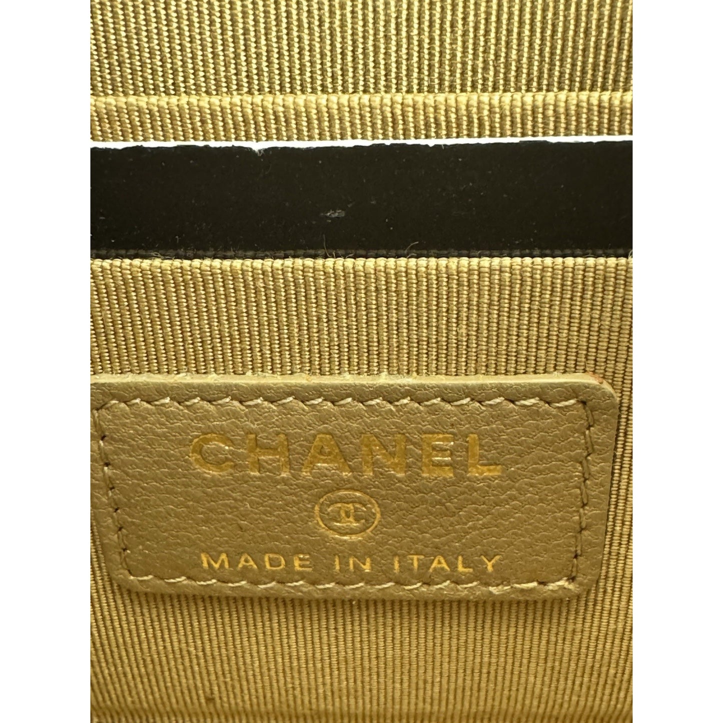 Chanel Mini Flap Navy Blue Metallic Lambskin with Pearl Hardware (2019) D-6