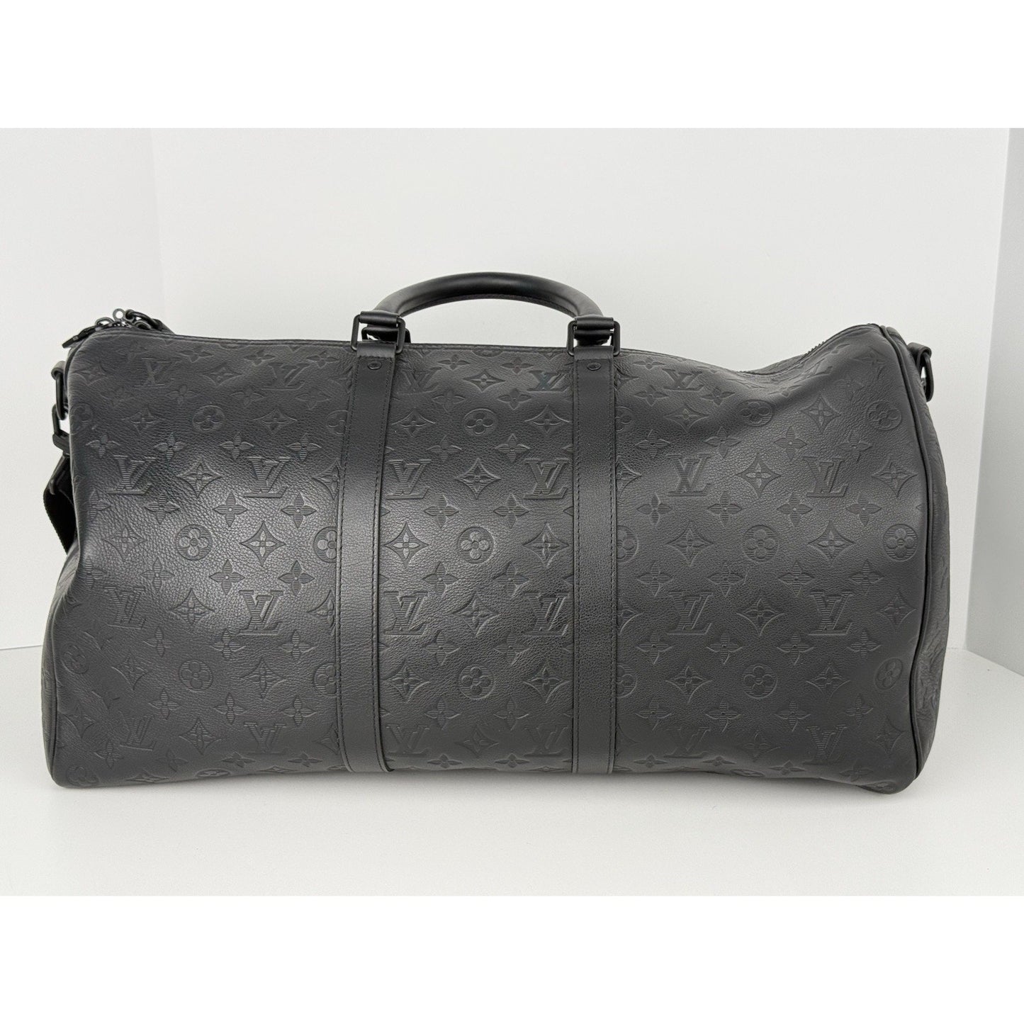 Louis Vuitton Keepall Bandouliere 50 Empriente Monogram Duffle Bag