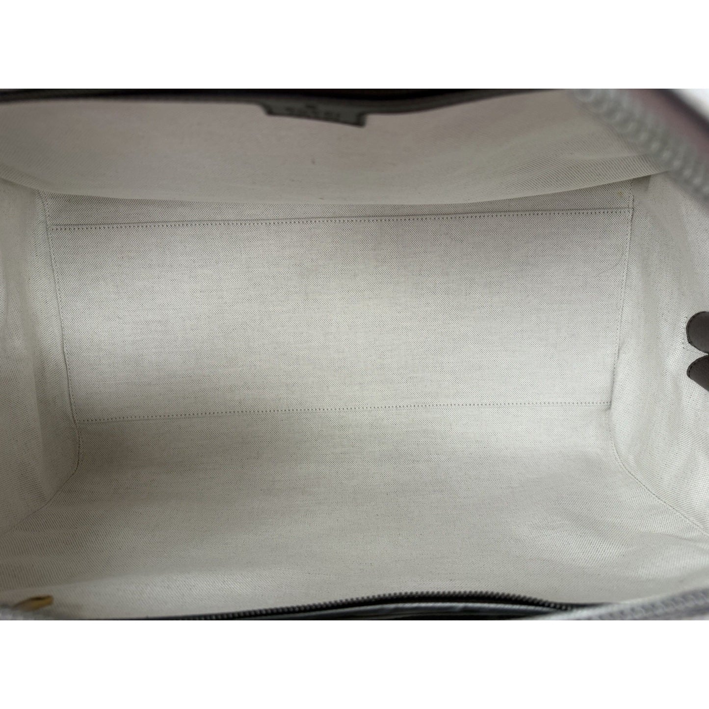 Gucci Savoy Medium Duffle Bag GG Supreme Canvas Brown Leather Trim