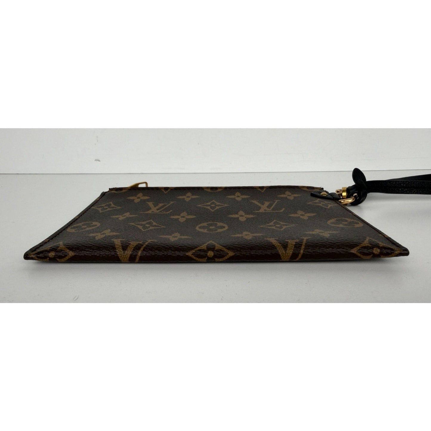 Louis Vuitton Neverfull Pochette PM in Brown Monogram Coated Canvas K2