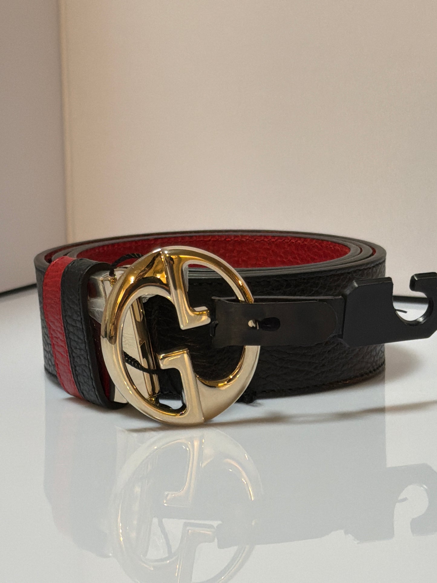 Gucci 1973 Reversible Belt 90/36 Black Red 450000-480199