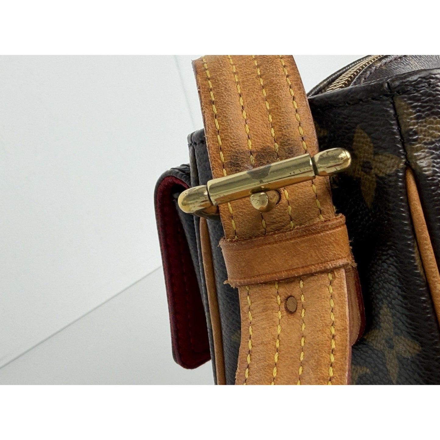 Louis Vuitton Viva-Cite MM Shoulder Bag in Brown Monogram Coated Canvas 2004 S14