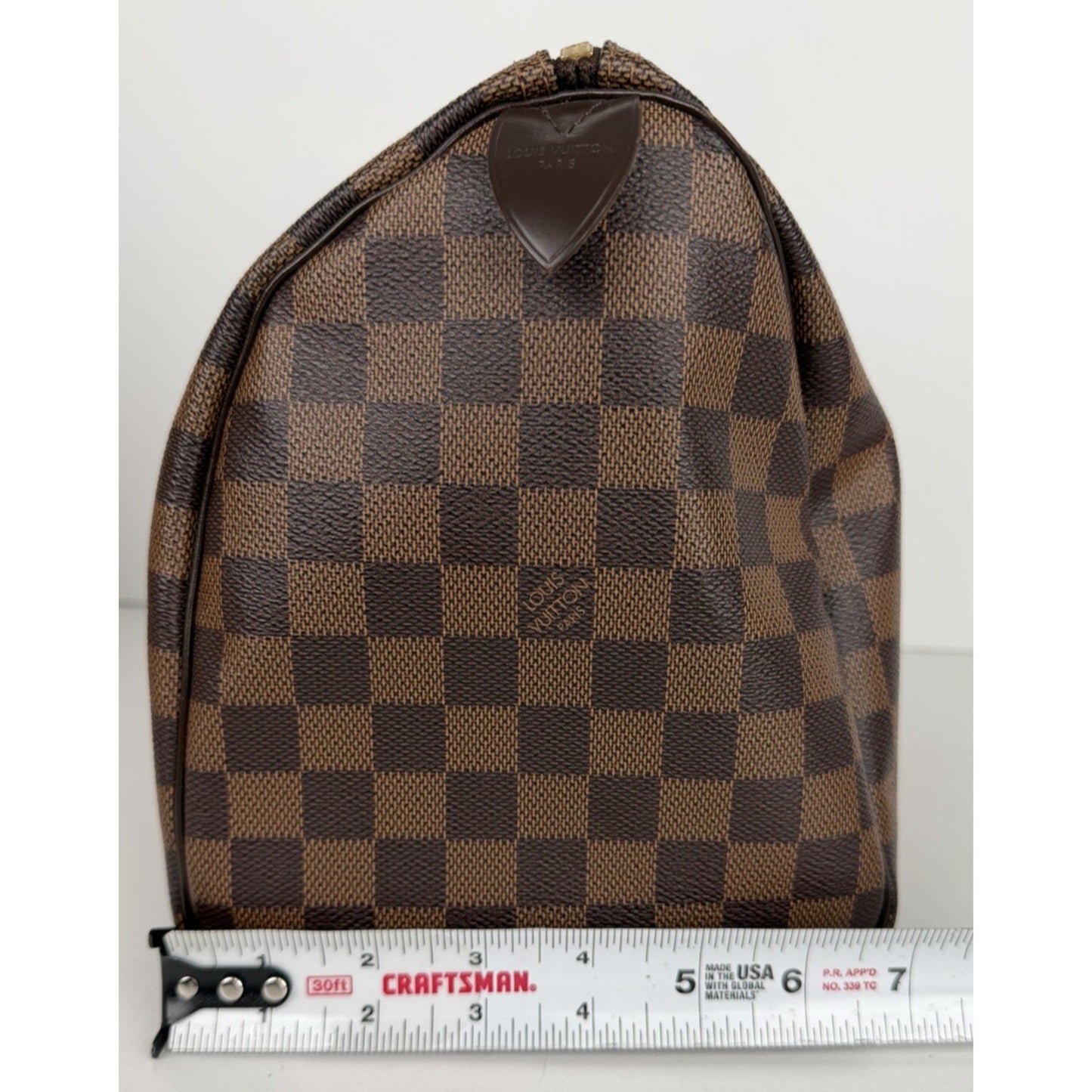 Louis Vuitton Speedy 30 Bag in Damier Ebene Coated Canvas 2012 B9