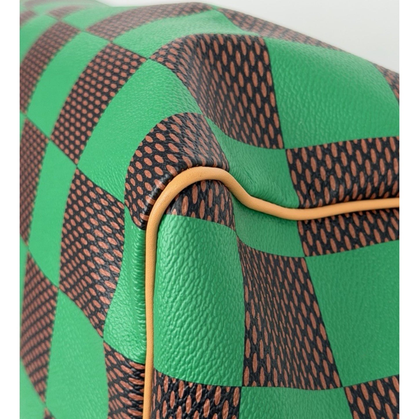 Louis Vuitton Speedy Bandouliere 40 Handbag Green Damier Microchipped