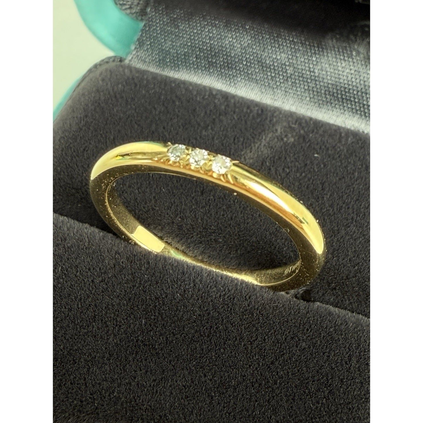 Tiffany & Co. Forever Diamond Ring 18K Gold Size 5.25