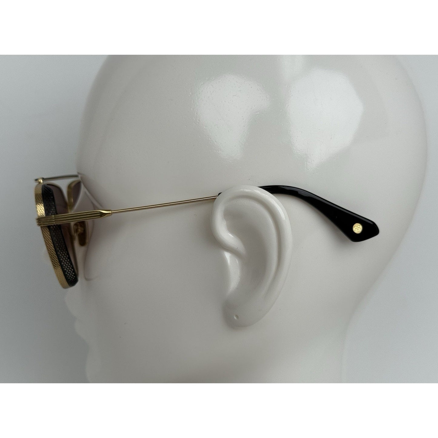 DITA 40 Million Oversized Sunglasses with Brown Lenses and Gold-Tone Hardware