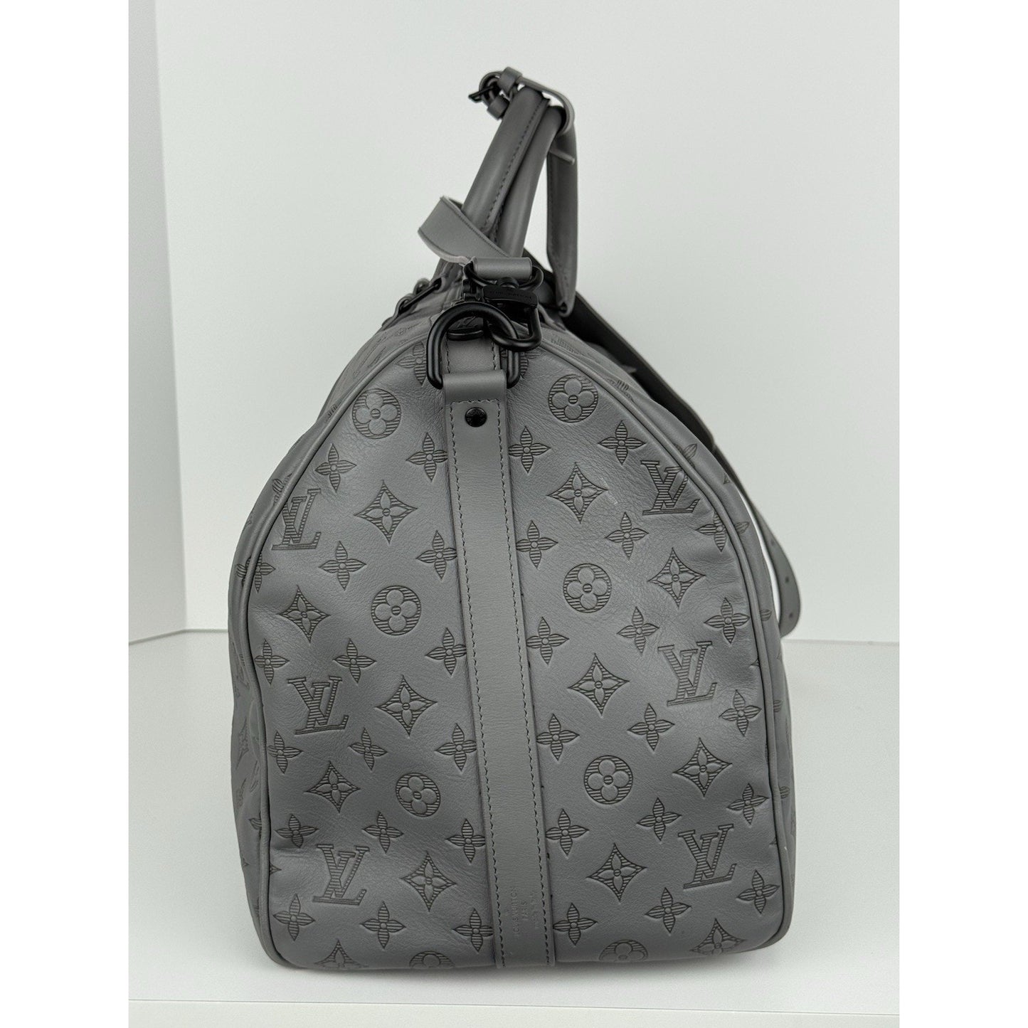 Louis Vuitton Keepall Bandouliere 50 Shadow Monogram Duffle Bag