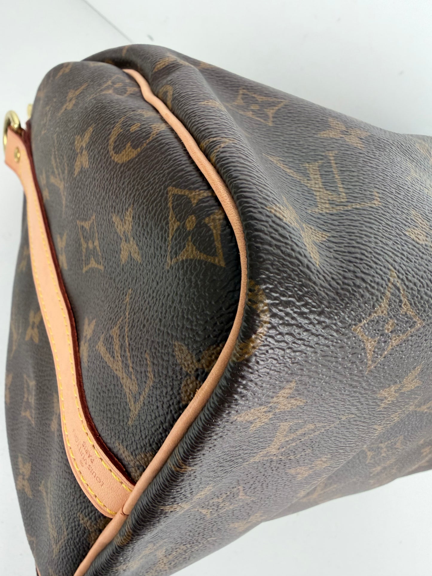 Louis Vuitton Monogram Speedy 30 Bag in Brown LV Monogram Coated Canvas 2019 C-9