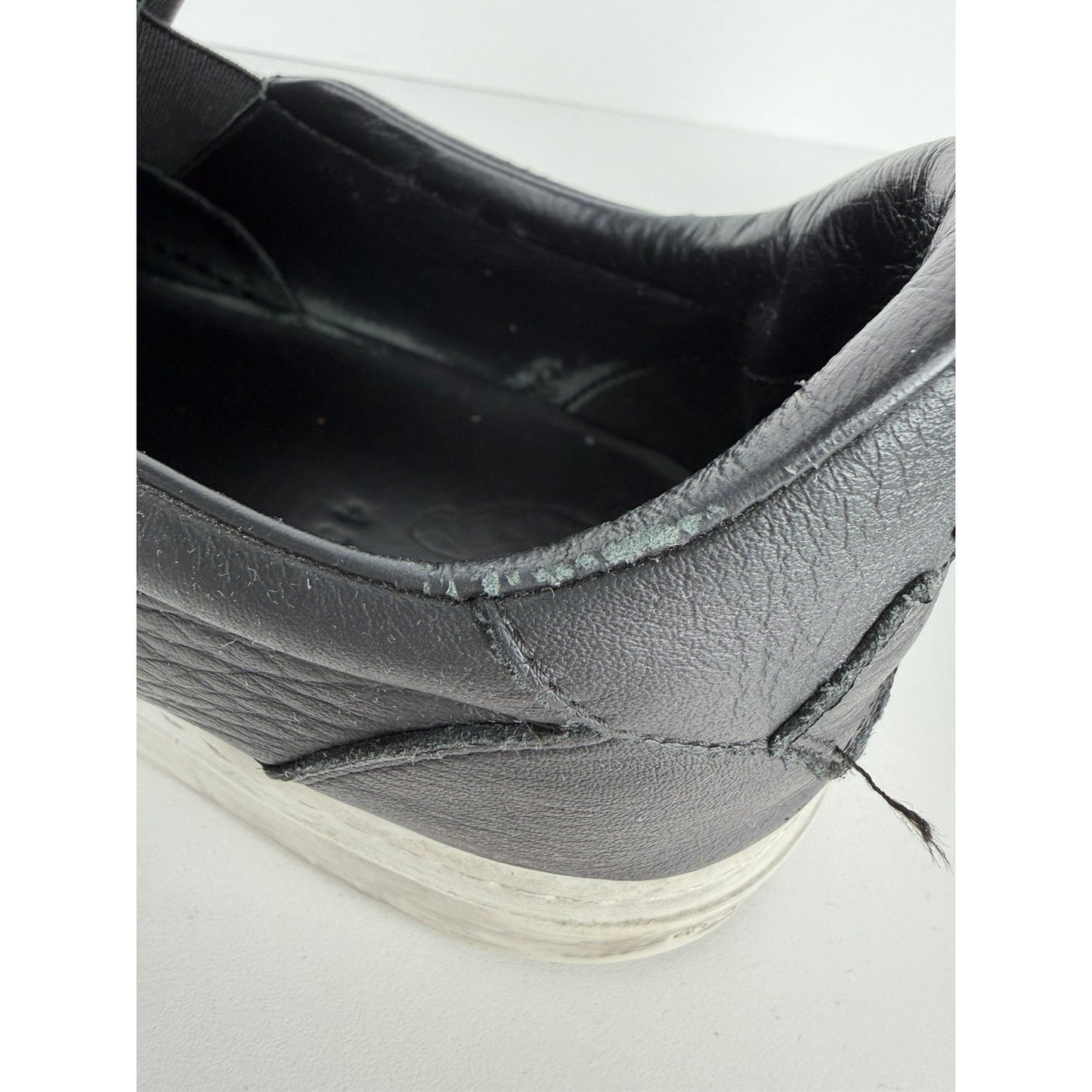 Chrome Hearts Dagger Slip On V2 Sneakers in Black Leather