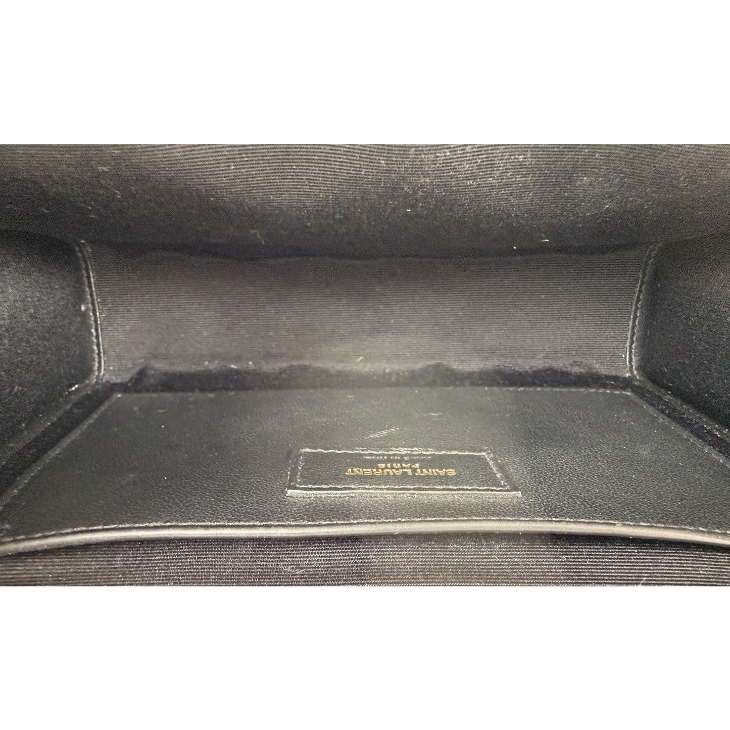 Saint Laurent Matelasse Grain De Poudre Envelope Bag Medium Chevron Quilting E2