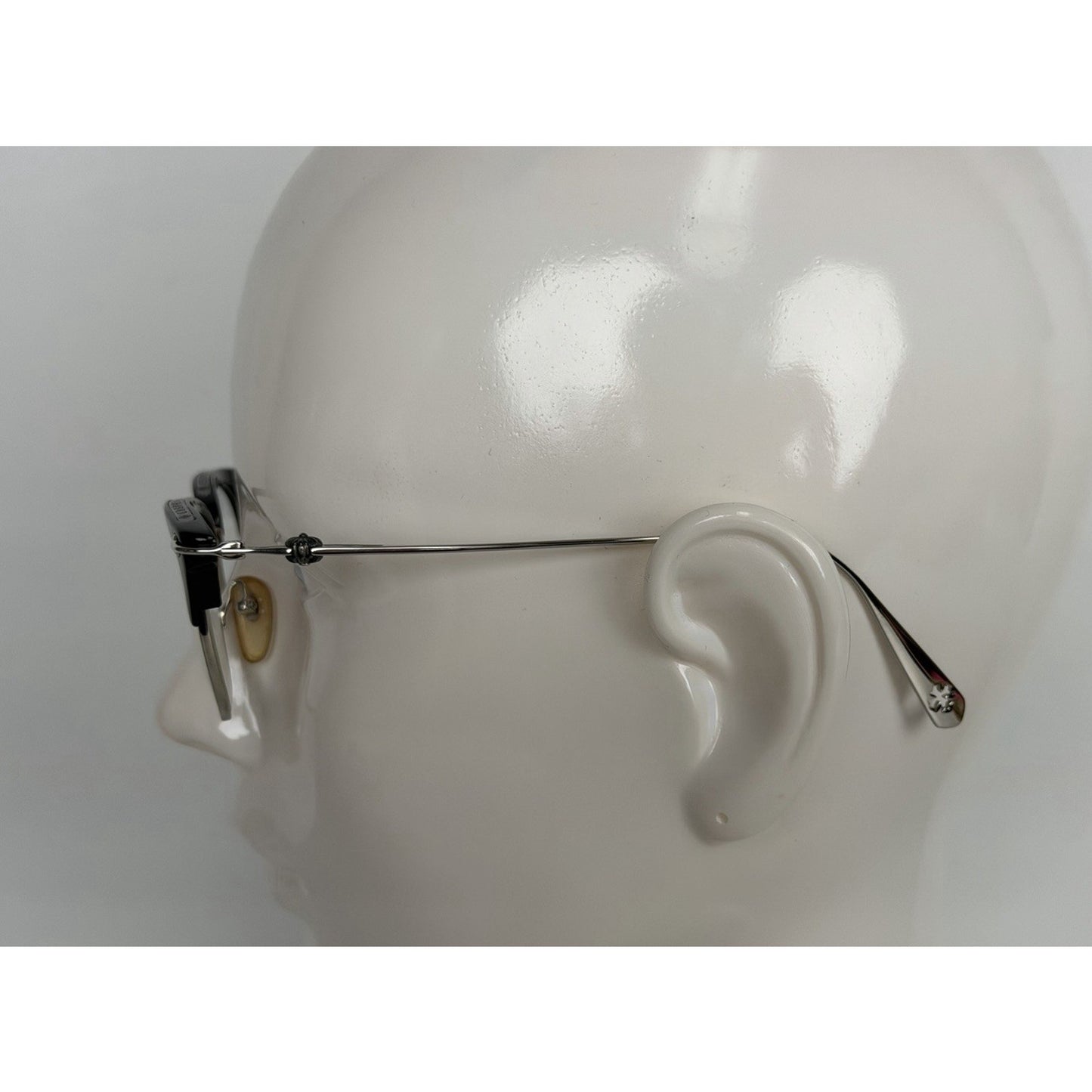 Chrome Hearts Sluntradiction Eyeglasses-Frame in Black and Silver (Prescription)