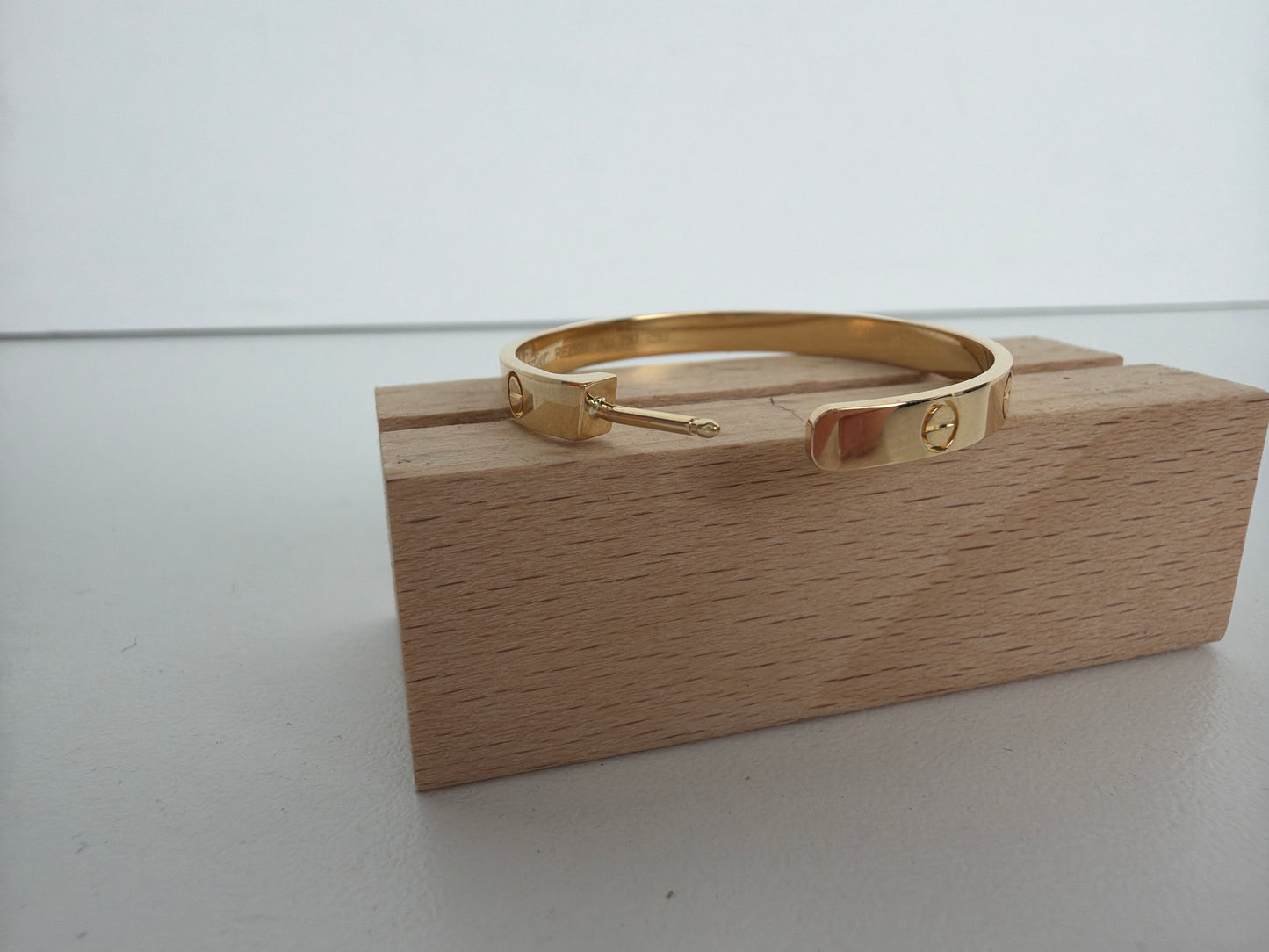 Cartier Love Large Size Hoop Earrings 18K Yellow Gold