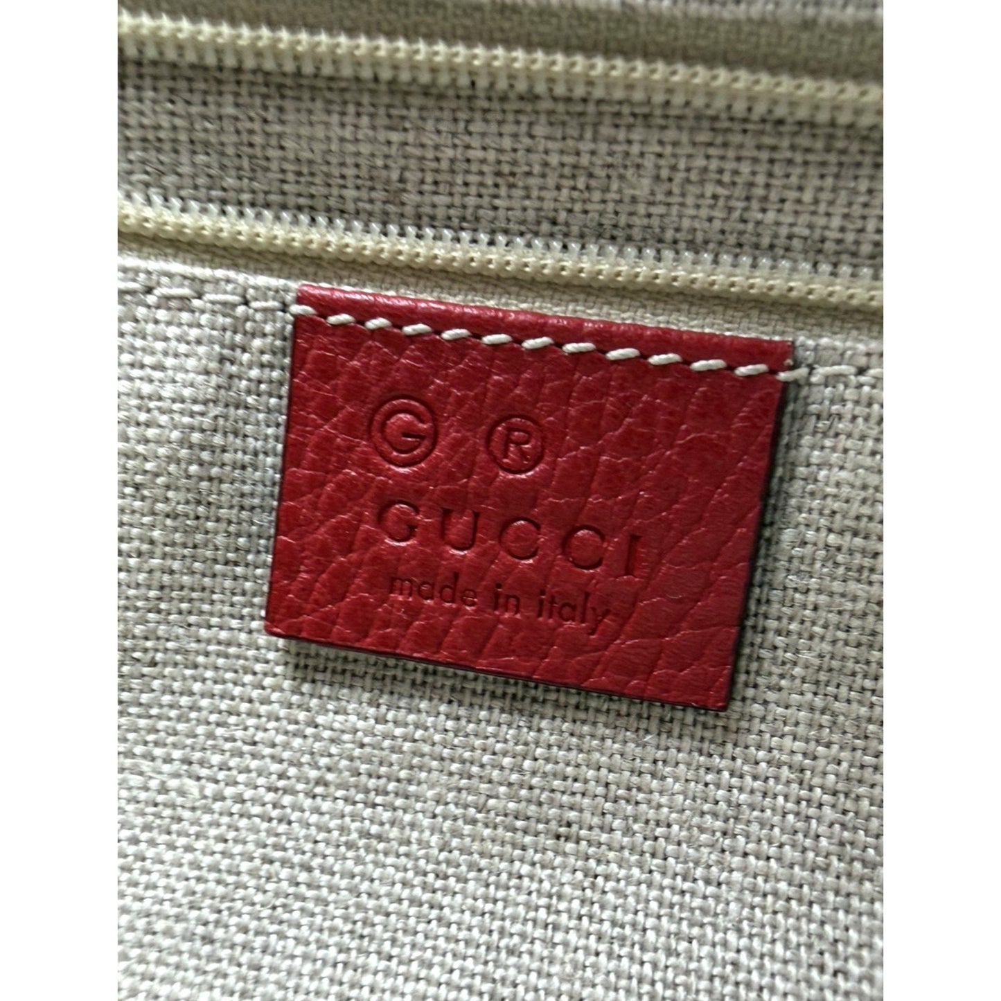 Gucci Braided & Bamboo Accent Tassel Tote Bag Medium in Red Leather S-13