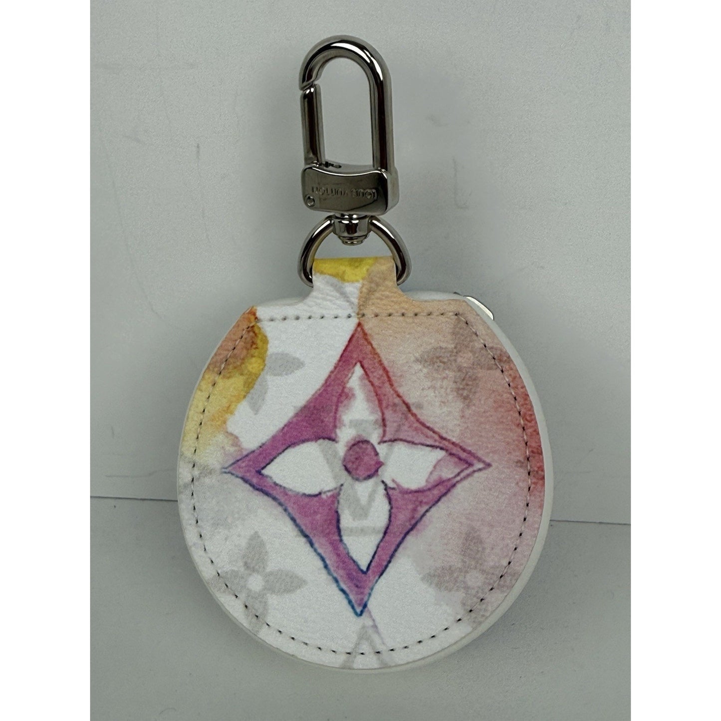 Louis Vuitton Etui Earphones Rainbow Monogram Canvas with Silver-Tone Hardware