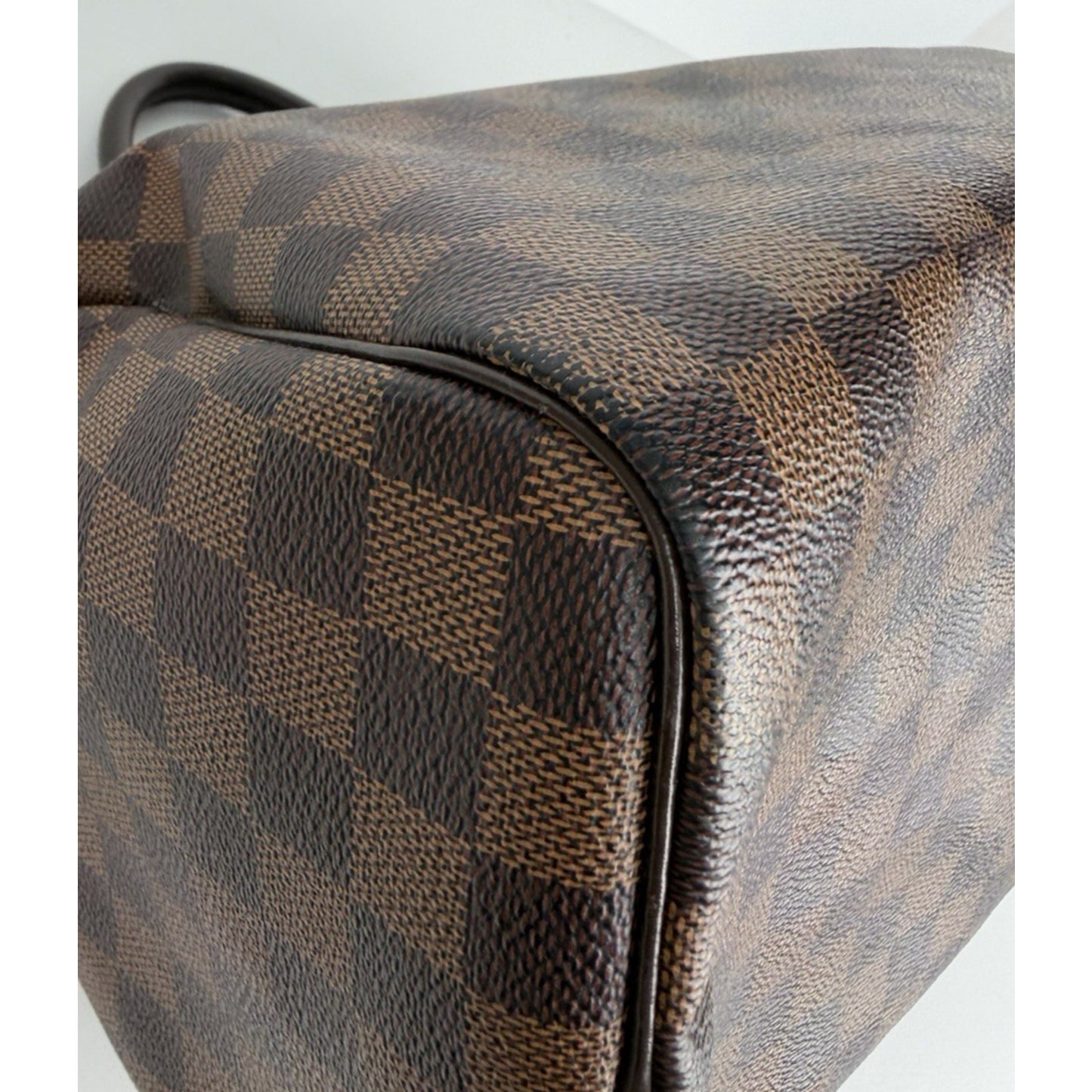 Louis Vuitton Speedy 30 Bag in Damier Ebene Coated Canvas 2012 B9