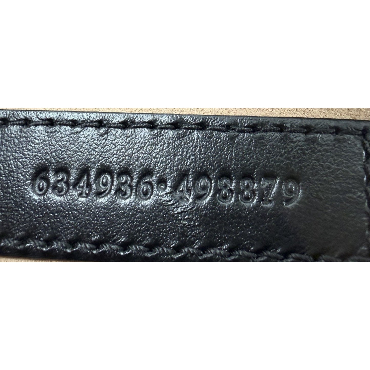 Gucci GG Marmont Mini Camera Crossbody Bag in Black Matelasse Leather S-14