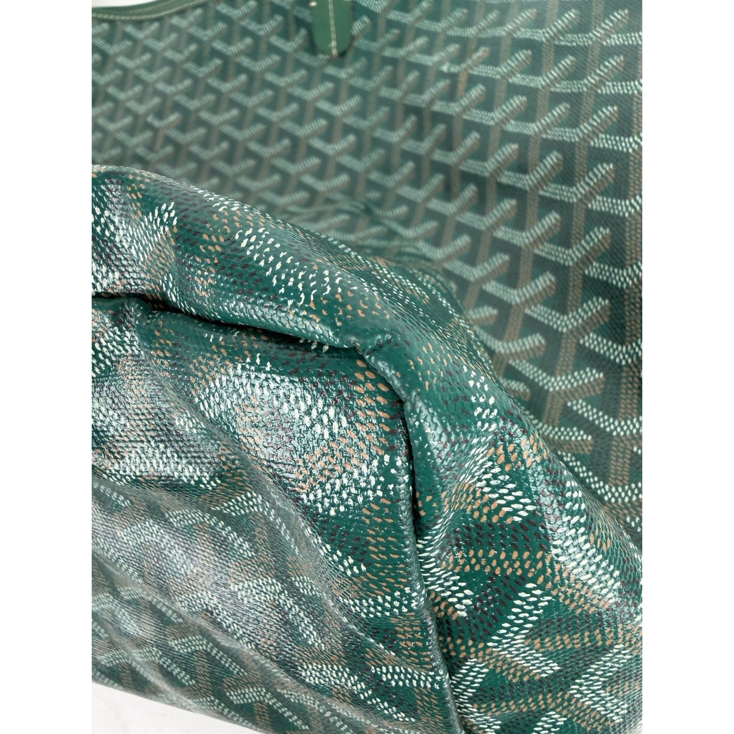 Goyard Saint Louis Tote Bag GM in Green Goyardine Coated Canvas B-4