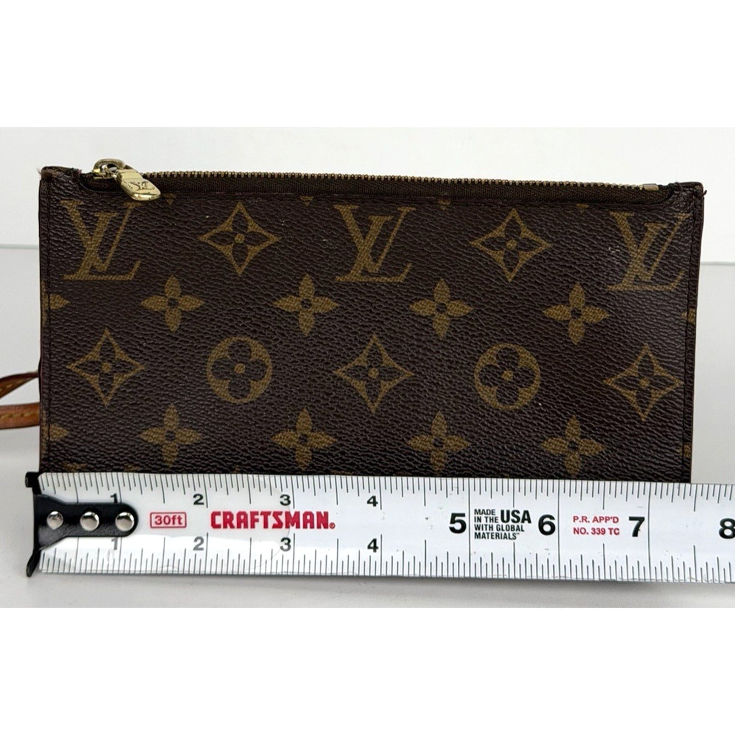 Louis Vuitton Neverfull PM Pouch/Bag in Brown Monogram Coated Canvas 2016 K-1
