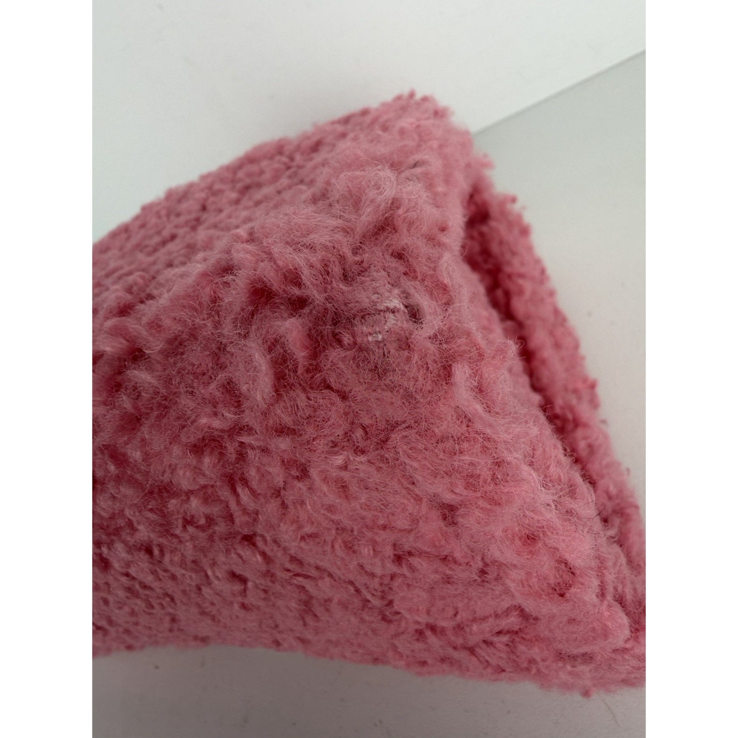 Balenciaga Hourglass Top Handle Bag Small in Pink Fuzzy Faux Fur S-01