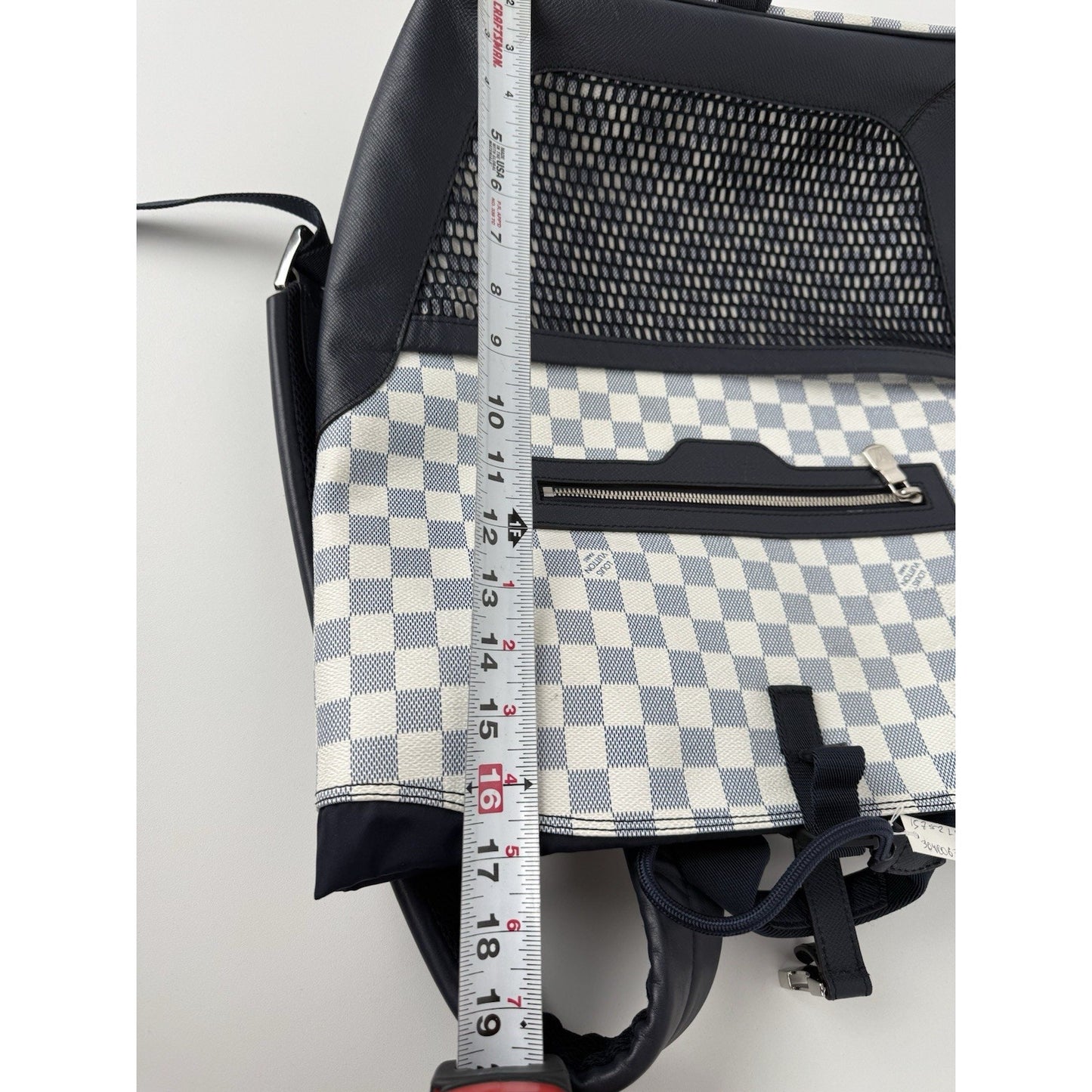 Louis Vuitton Damier Taiga Match Point Backpack White & Navy