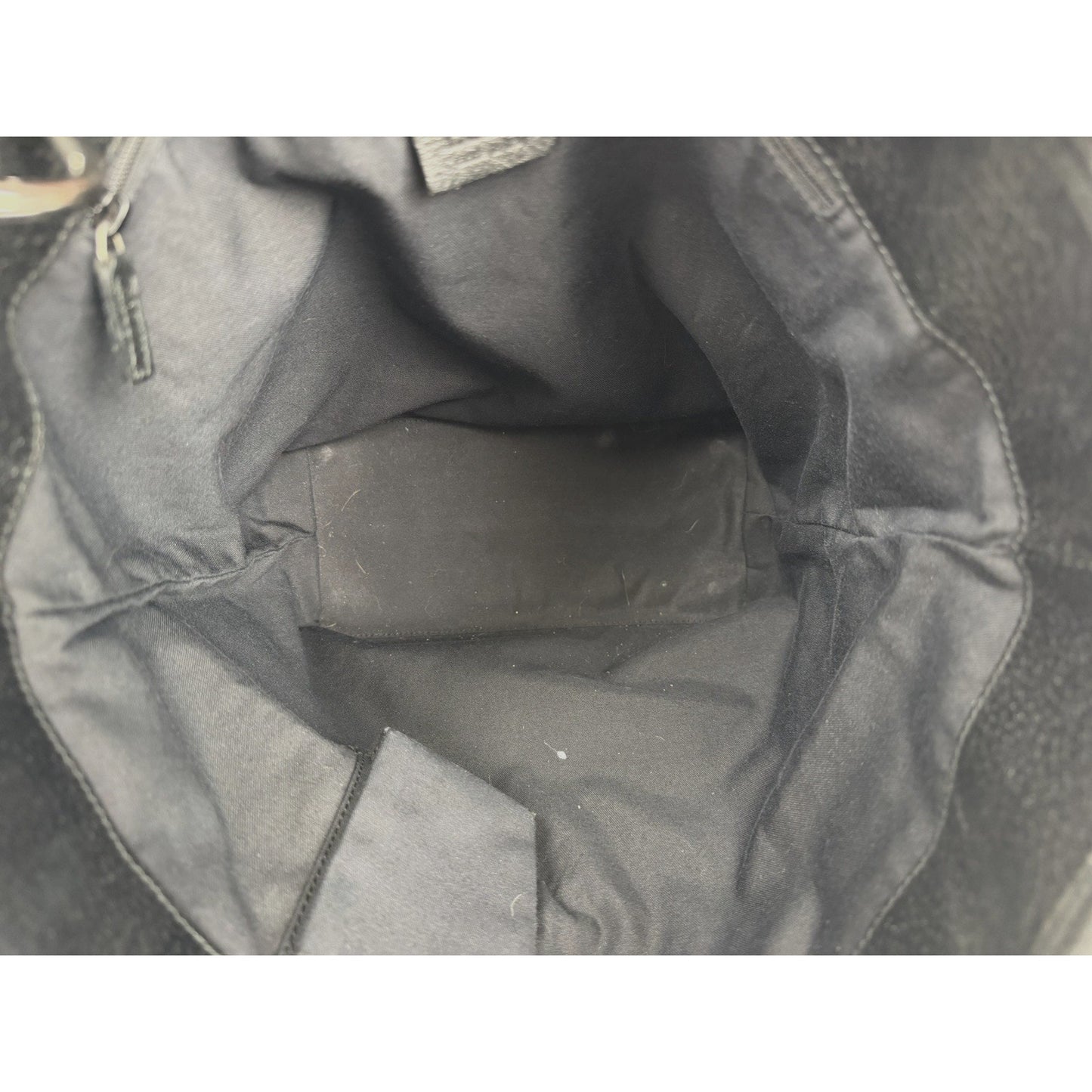 Gucci GG Canvas Eclipse Tote Bag Medium in Black GG Monogram Pattern S07