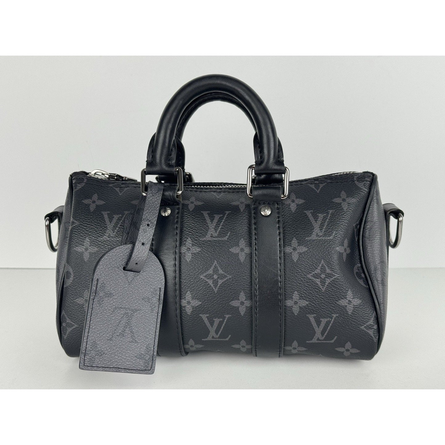 Louis Vuitton Keepall Bandouliere 25 Monogram Eclipse Canvas Bag B-2