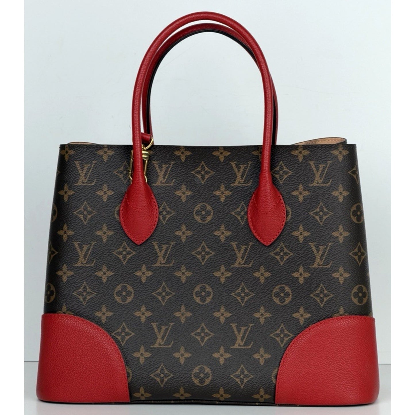 Louis Vuitton Flandrin One Size Bag Open Top Tote in Coated Canvas 2017 S