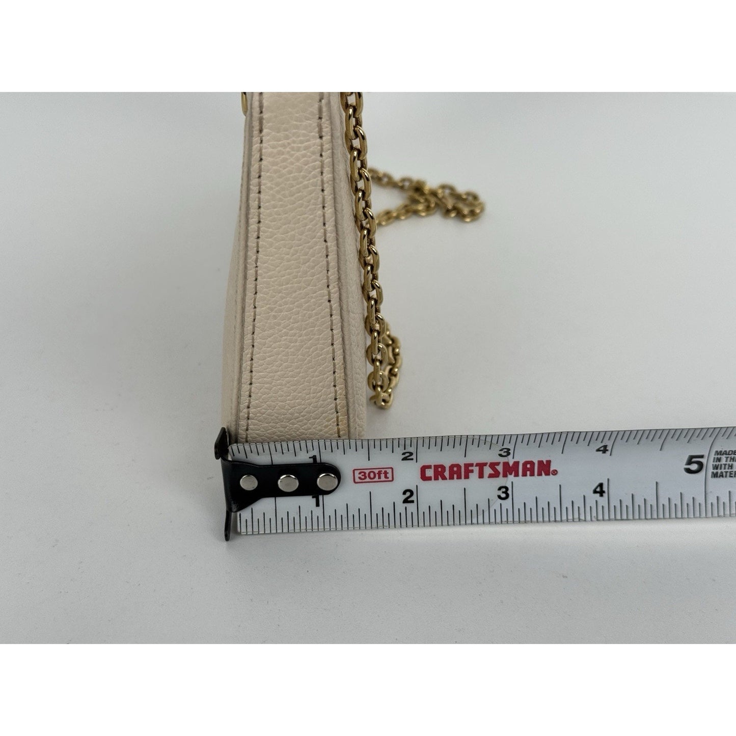 Louis Vuitton Easy Pouch On Strap White Monogram Empreinte Leather