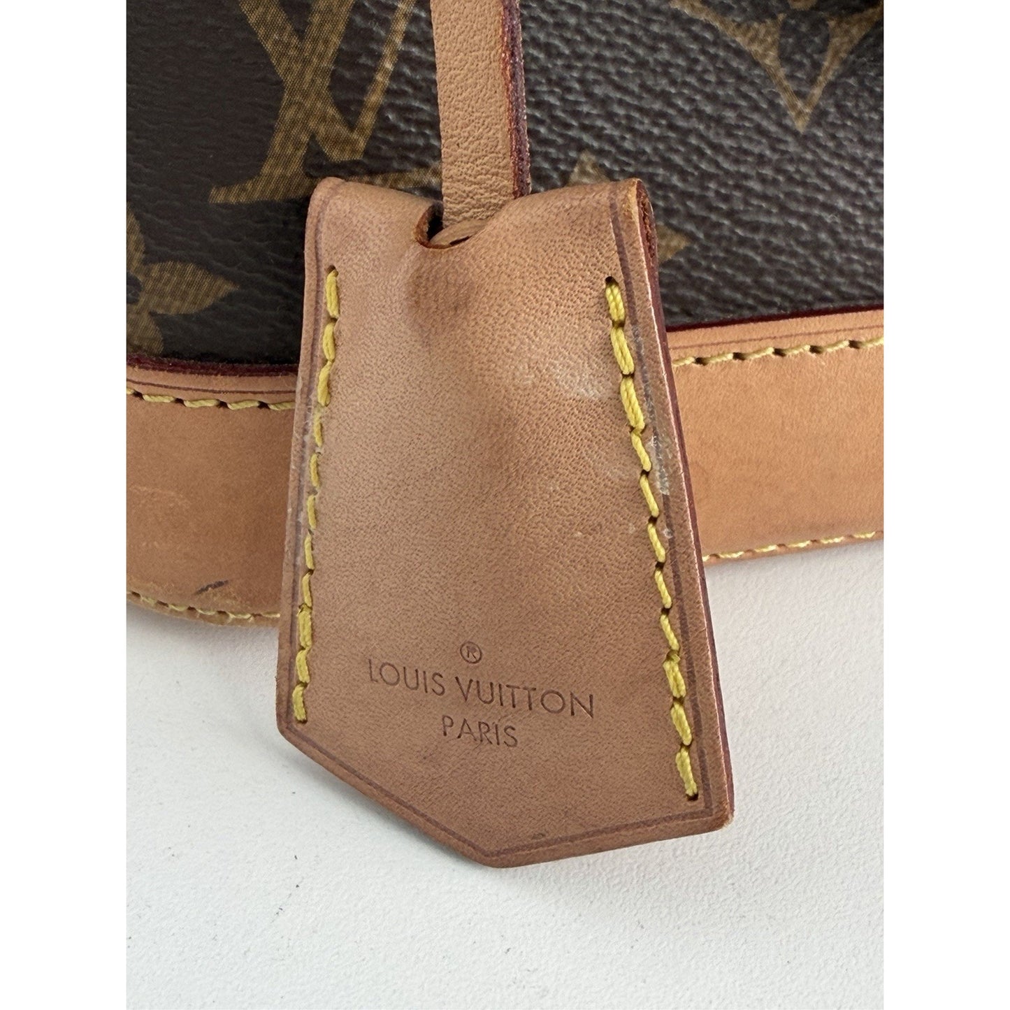 Louis Vuitton Alma BB Top Handle Bag in Brown LV Monogram Coated Canvas 2020 S