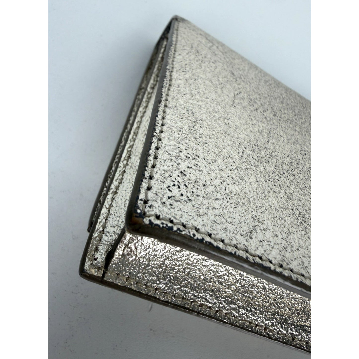 Saint Laurent Kate Small Tassel Wallet on Chain Bag in Gold Metallic Leather S06