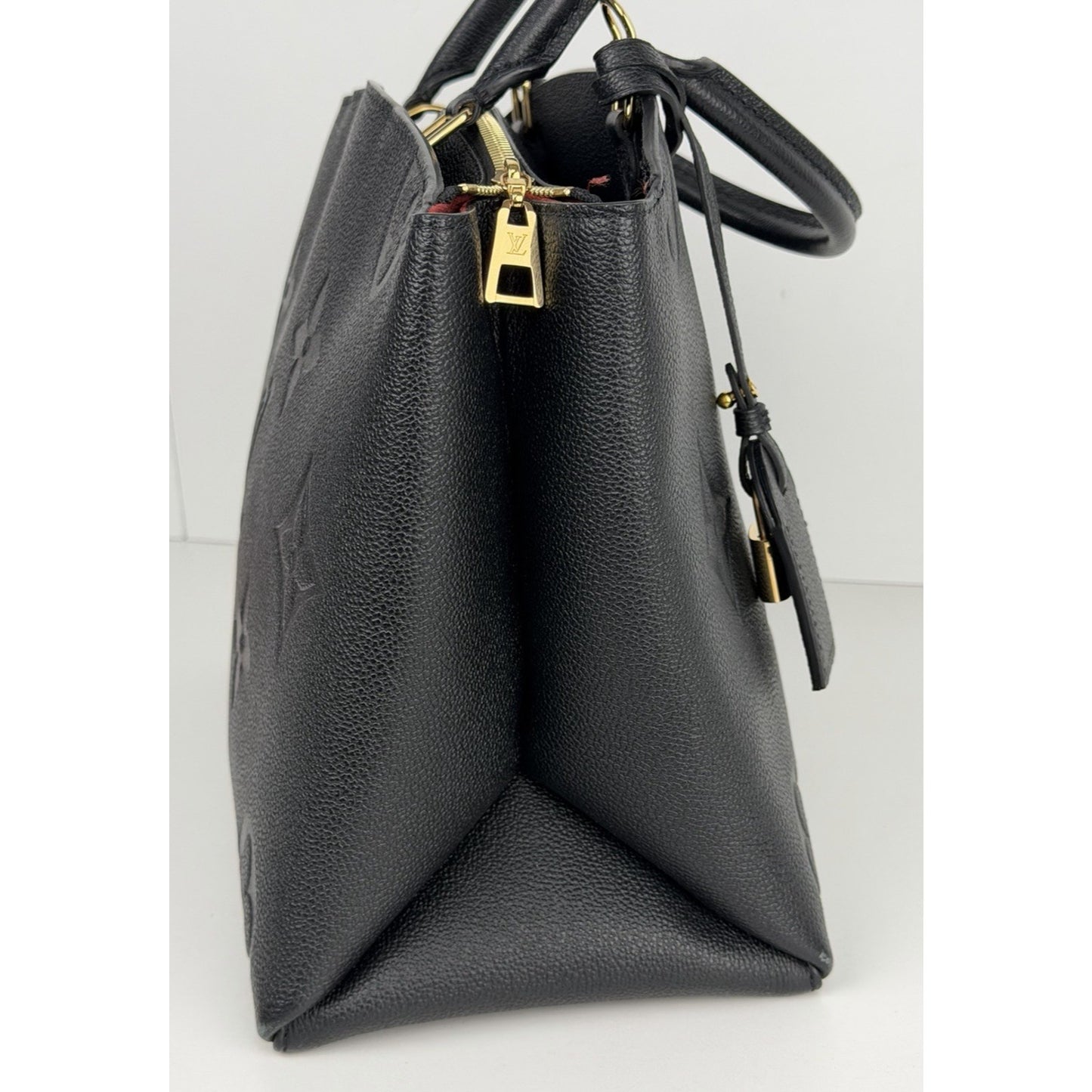 Louis Vuitton Grand Palais Shoulder Bag Black Monogram Empreinte Leather NFC F1